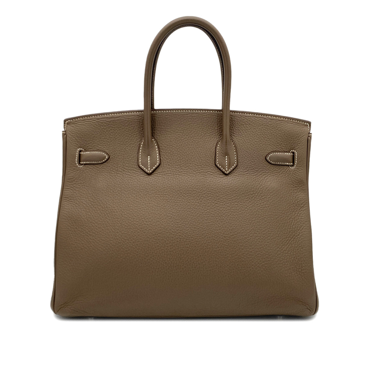 LUXURY PROMISE HERMES BIRKIN 35 ETOUPE TAURILLON CLEMENCE HAND BAG ▢N SHW 90285741