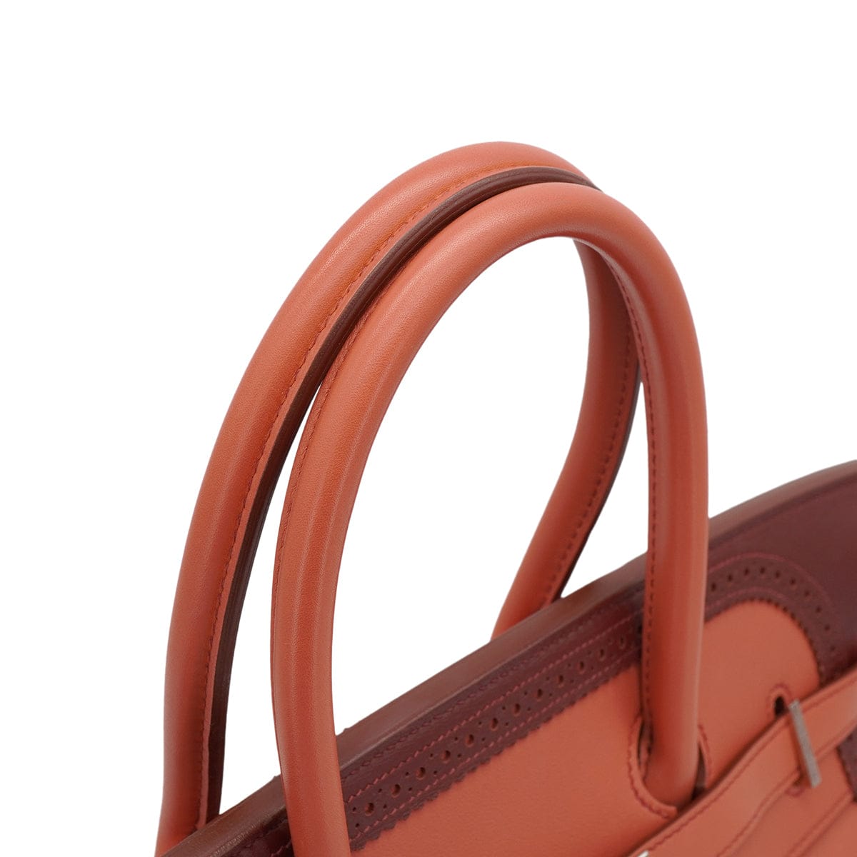 LUXURY PROMISE HERMES BIRKIN 35 GHILLIES ROSY ROUGE H VEAU SWIFT HAND BAG 2012 SQUARE P PALLADIUM HARDWARE 90335721