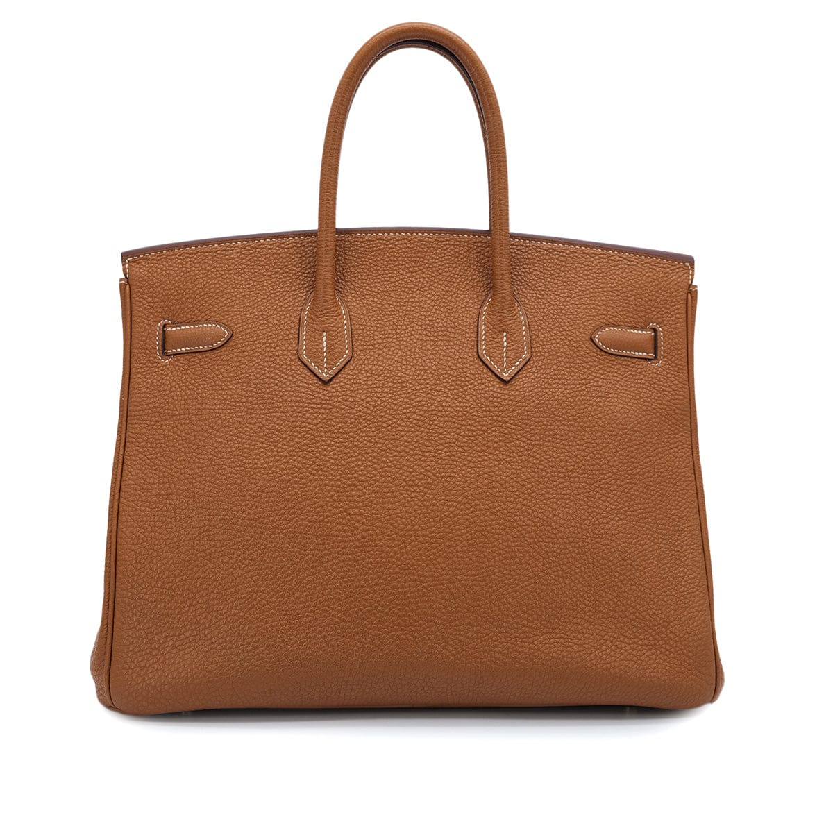 LUXURY PROMISE HERMES BIRKIN 35 GOLD TOGO HAND BAG 2006 SQUARE J GOLD HARDWARE 90325632