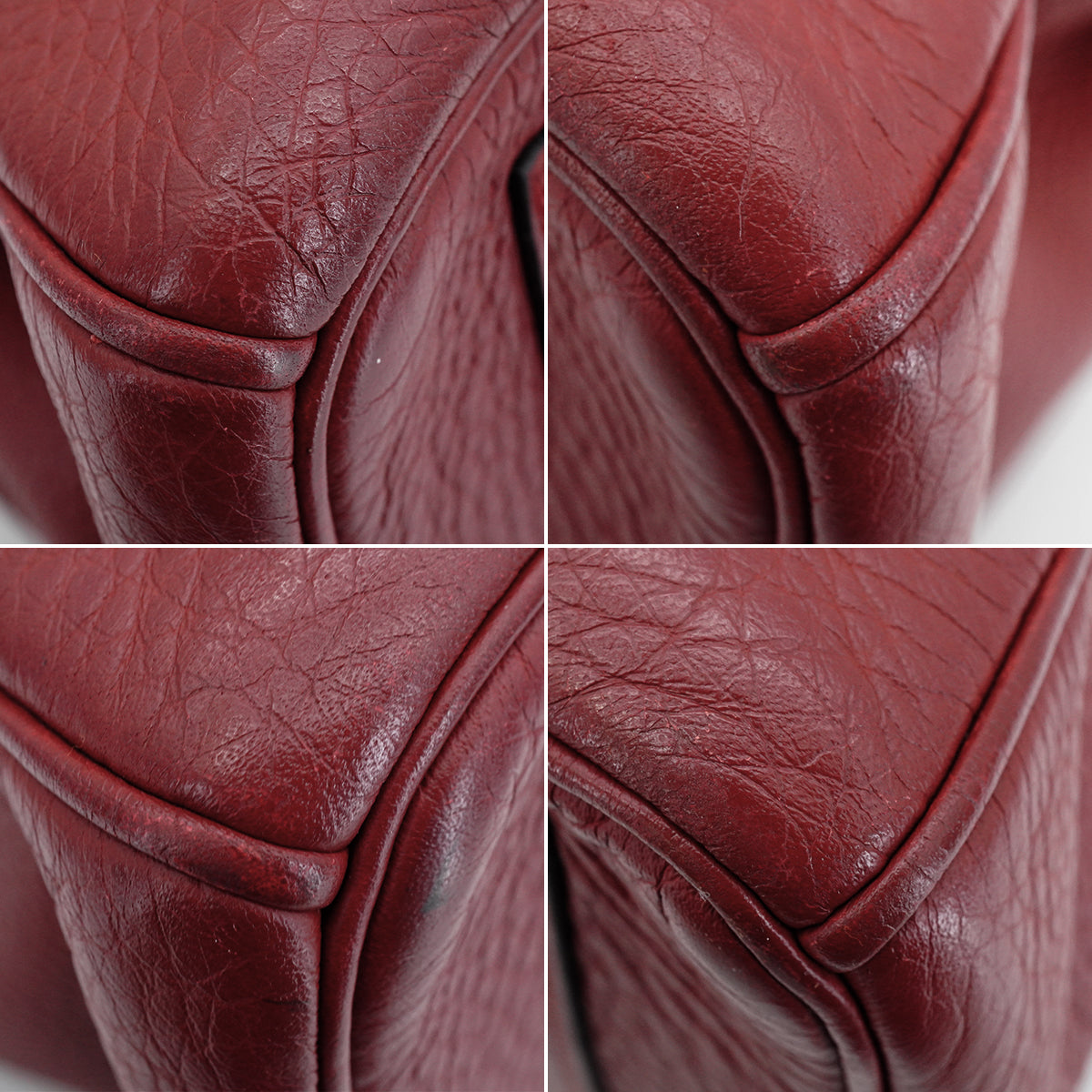 LUXURY PROMISE HERMES BIRKIN 35 ROUGE H TAURILLON CLEMENCE HAND BAG 2005 SQUARE I PALLADIUM HARDWARE 90342565