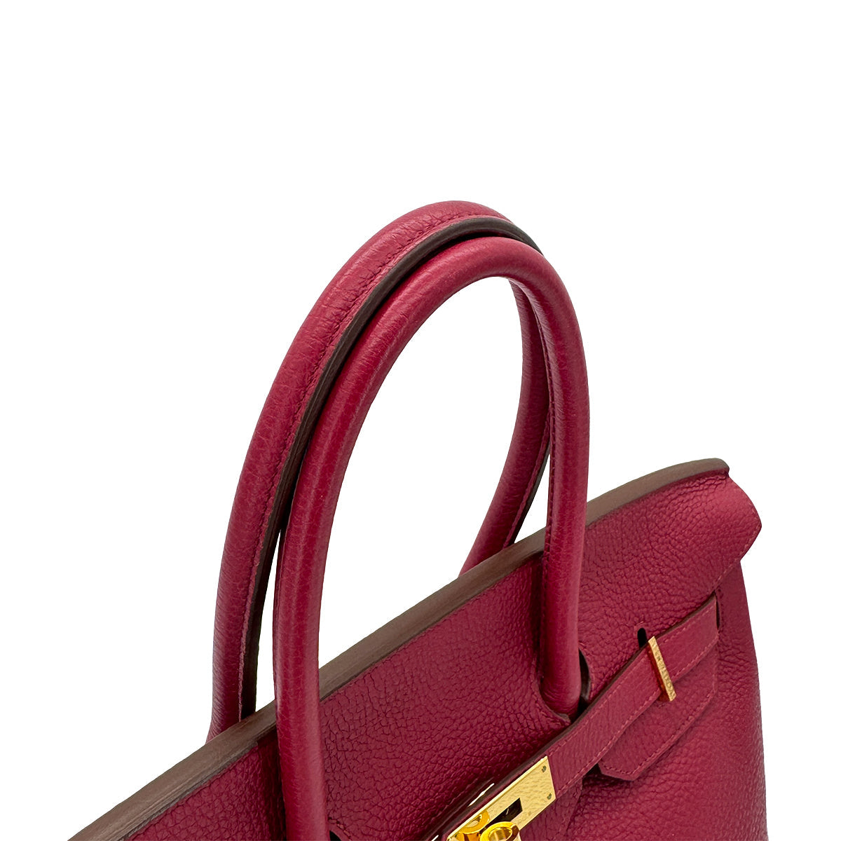 LUXURY PROMISE HERMES BIRKIN 35 RUBIS TOGO HAND BAG □O GHW 90282270