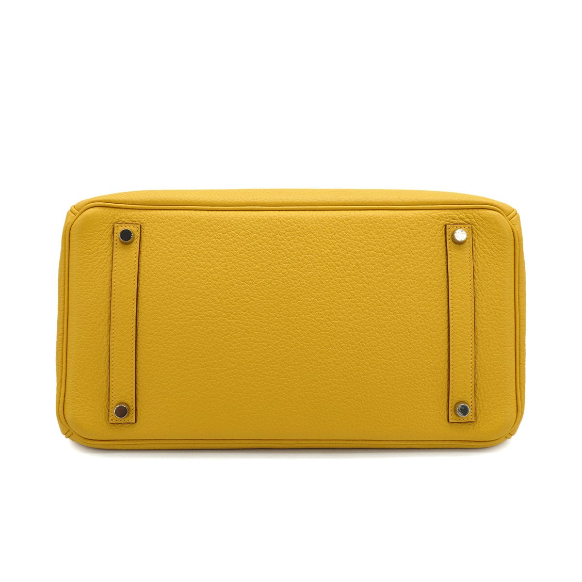LUXURY PROMISE HERMES BIRKIN 35 SOLEIL TOGO HAND BAG 2009 SQUARE M PALLADIUM HARDWARE 90334123