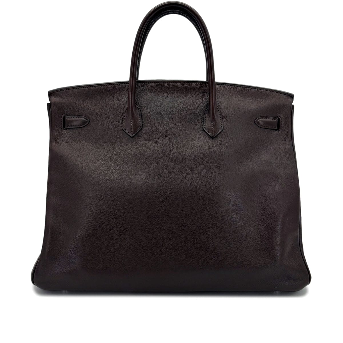 Luxury Promise HERMES BIRKIN 40 EBENE EVERCOLOR HAND BAG □M SHW 90297253