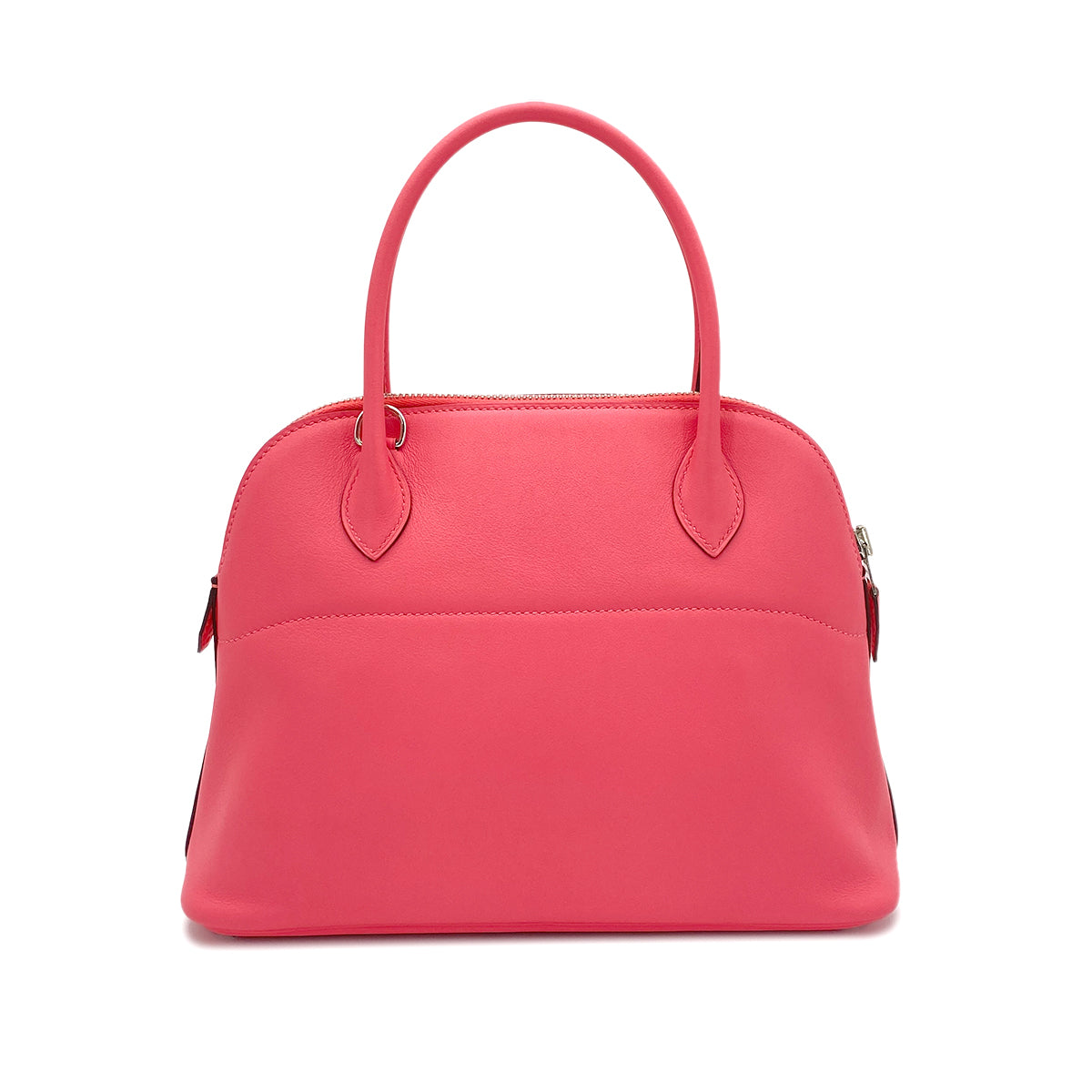 LUXURY PROMISE HERMES BOLIDE 27 ROSE AZALEE VEAU SWIFT HAND SHOULDER BAG A 90285098