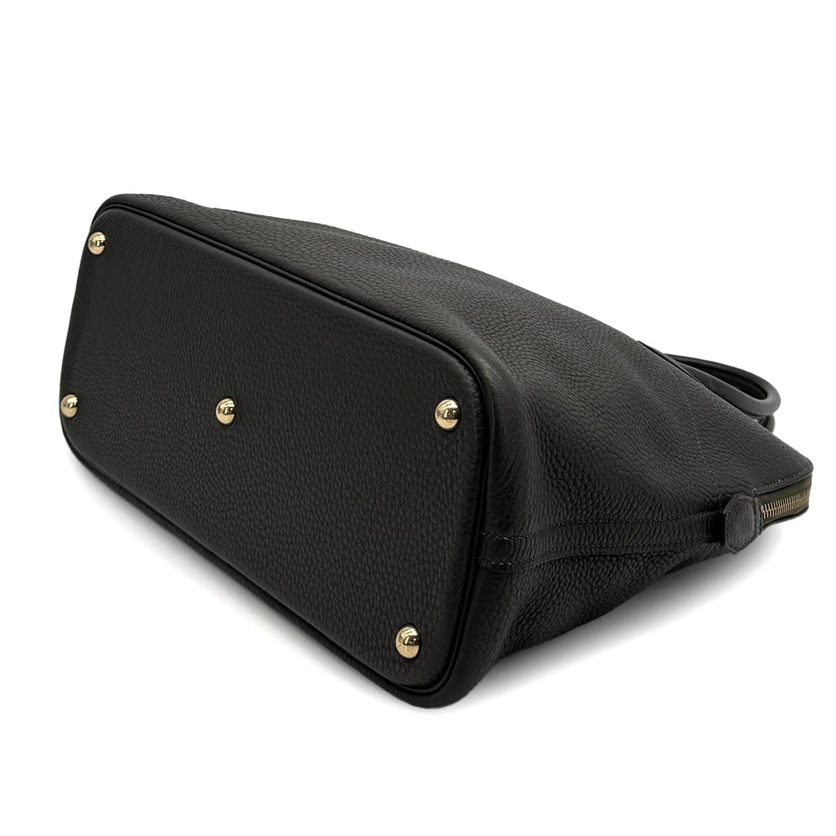 LUXURY PROMISE HERMES BOLIDE 35 VERT OLIVE TAURILLON CLEMENCE HAND SHOULDER BAG 2005 SQUARE I GOLD HARDWARE 90325607