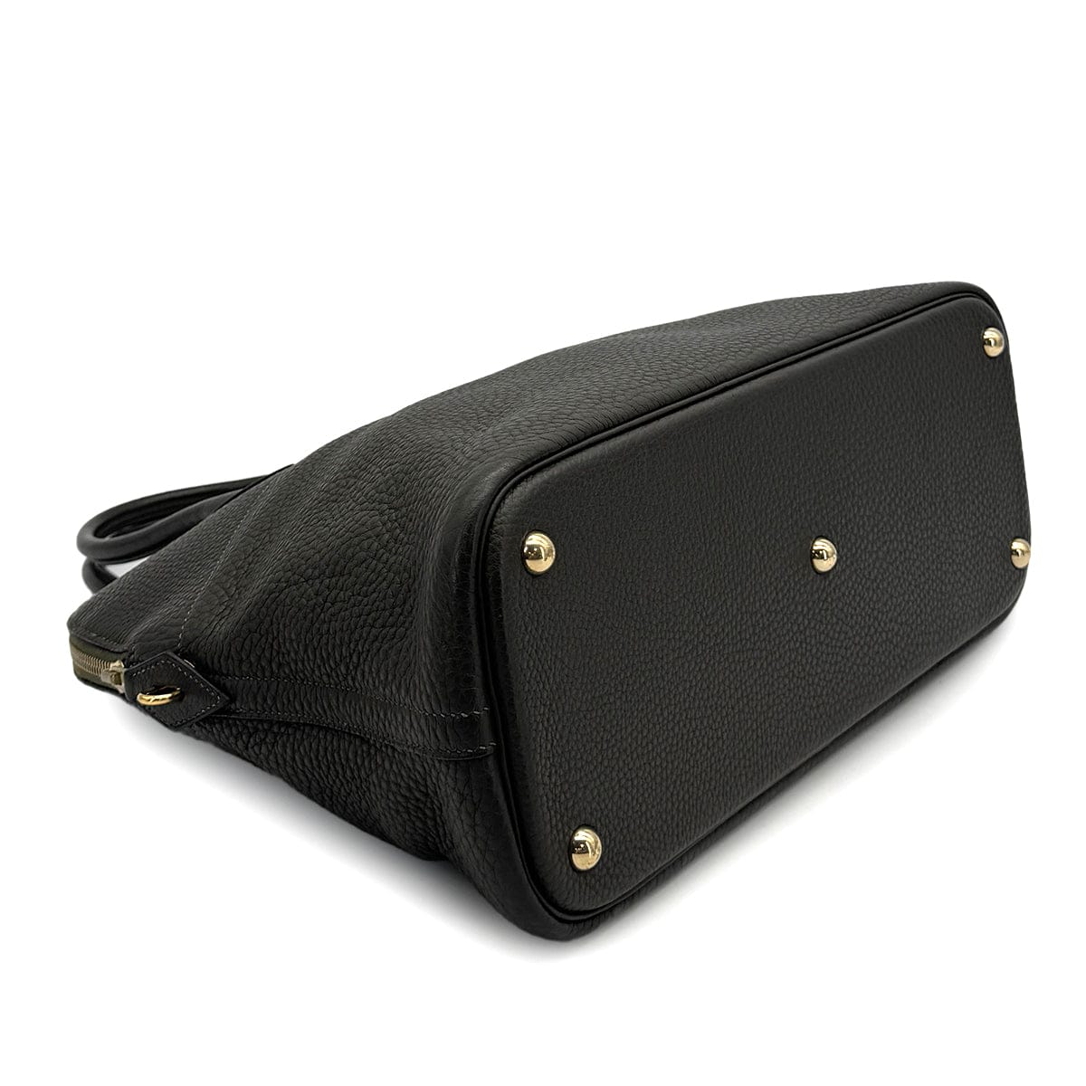LUXURY PROMISE HERMES BOLIDE 35 VERT OLIVE TAURILLON CLEMENCE HAND SHOULDER BAG 2005 SQUARE I GOLD HARDWARE 90325607