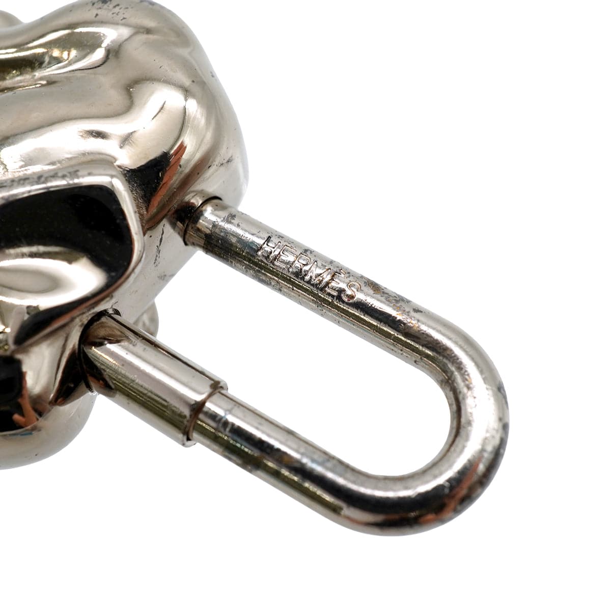 LUXURY PROMISE HERMES CADENA CHARM EXOTISME ELEPHANT 1988 SILVER ACCESSORY 90341274