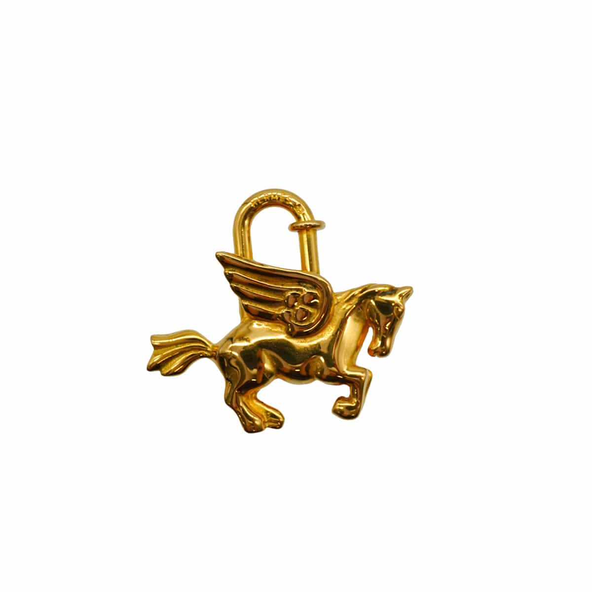 LUXURY PROMISE HERMES CADENA CHARM PEGASUS 1993 GOLD ACCESSORY 90342595
