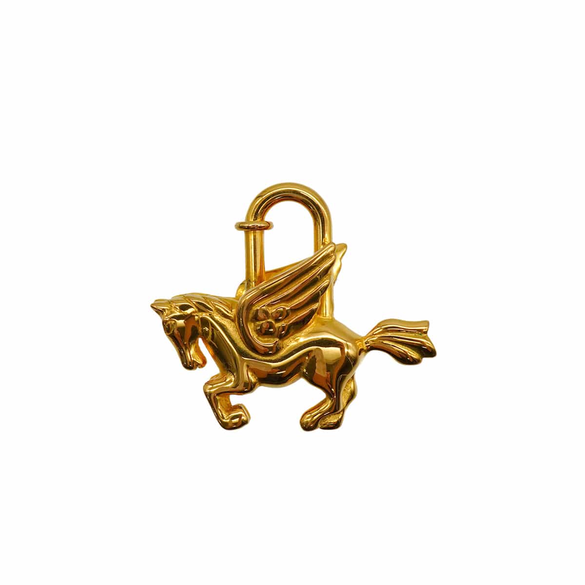 LUXURY PROMISE HERMES CADENA CHARM PEGASUS 1993 GOLD ACCESSORY 90342595