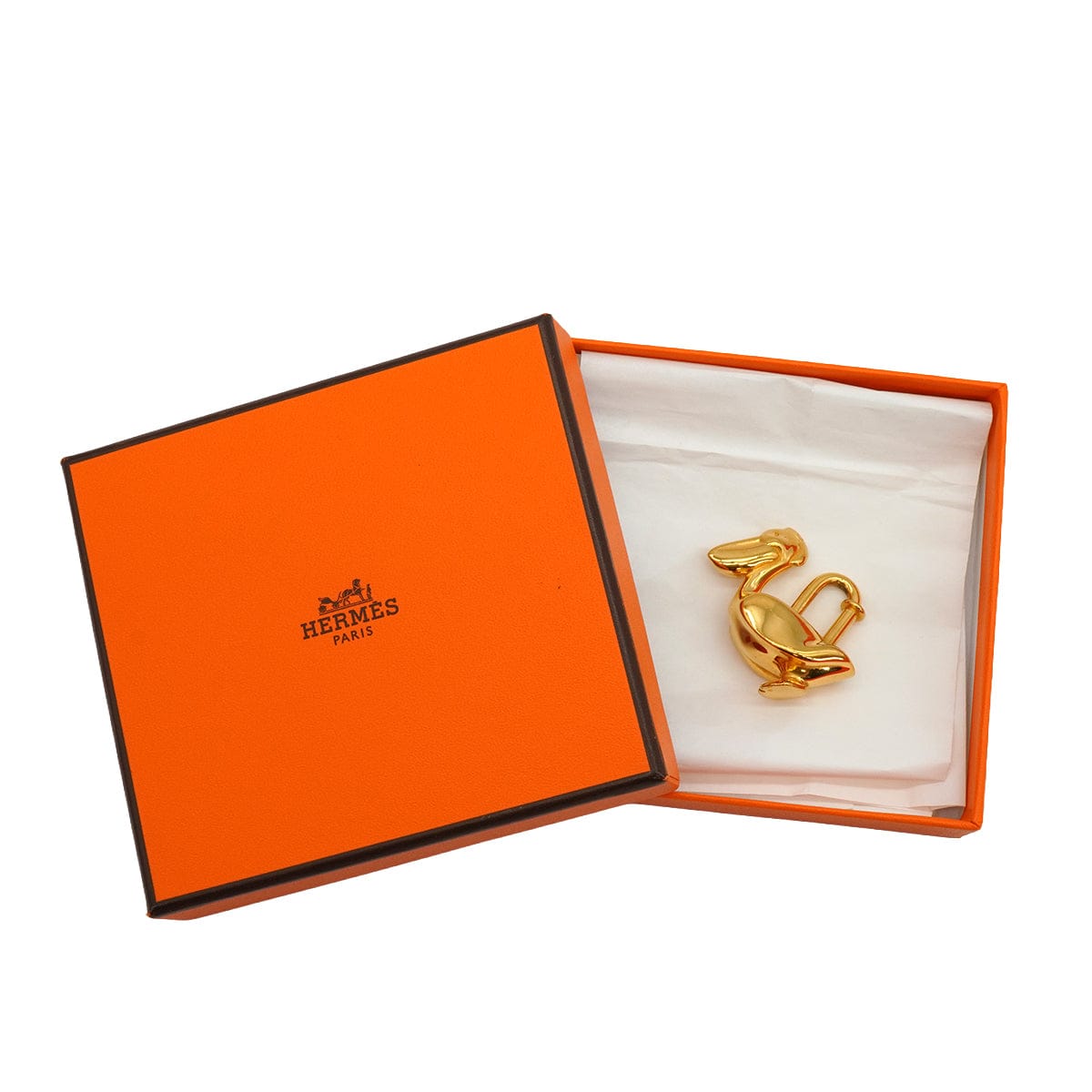 LUXURY PROMISE HERMES CADENA CHARM PELICAN 1992 DE LA MER GOLD ACCESSORY 90341160