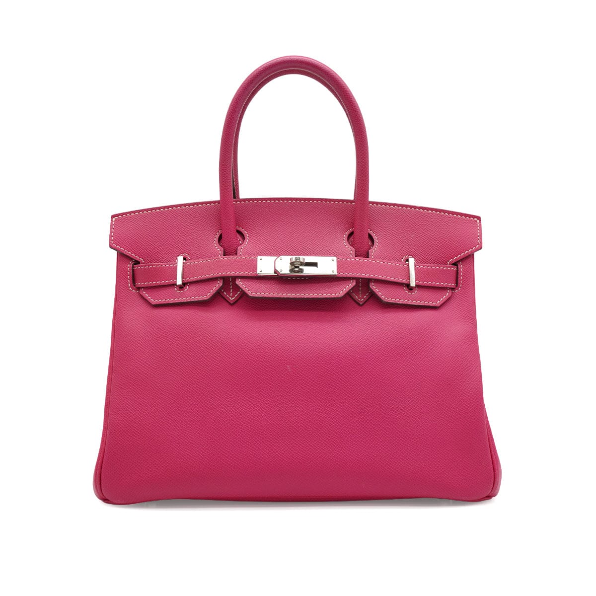 Luxury Promise HERMES CANDY BIRKIN 30 ROSE TYRIEN RUBIS VEAU EPSOM HAND BAG 2011 SQUARE O PALLADIUM HARDWARE 90343000