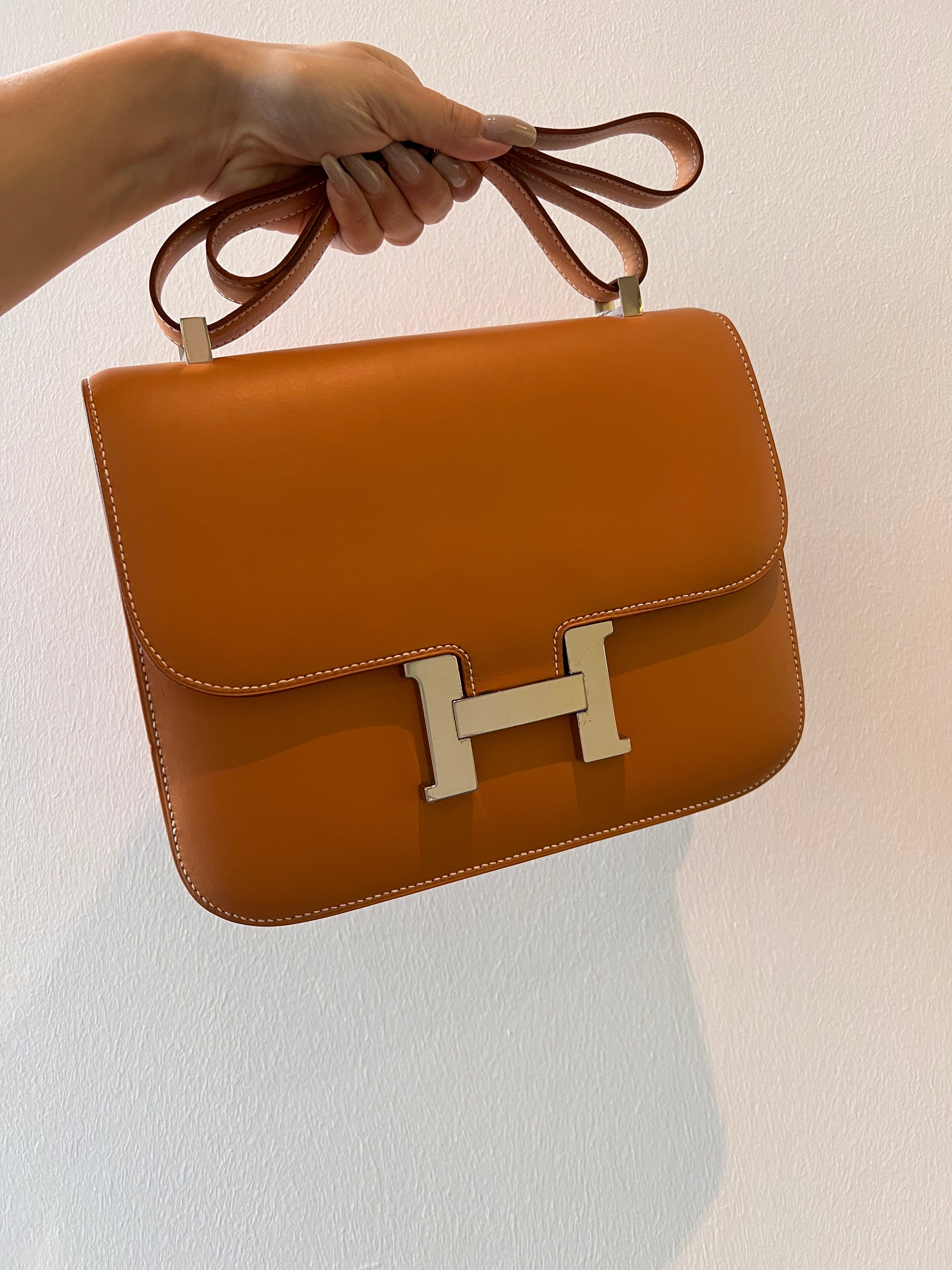 Luxury Promise Hermes Constance 25 Natural Box PHW #B SYCYB1135