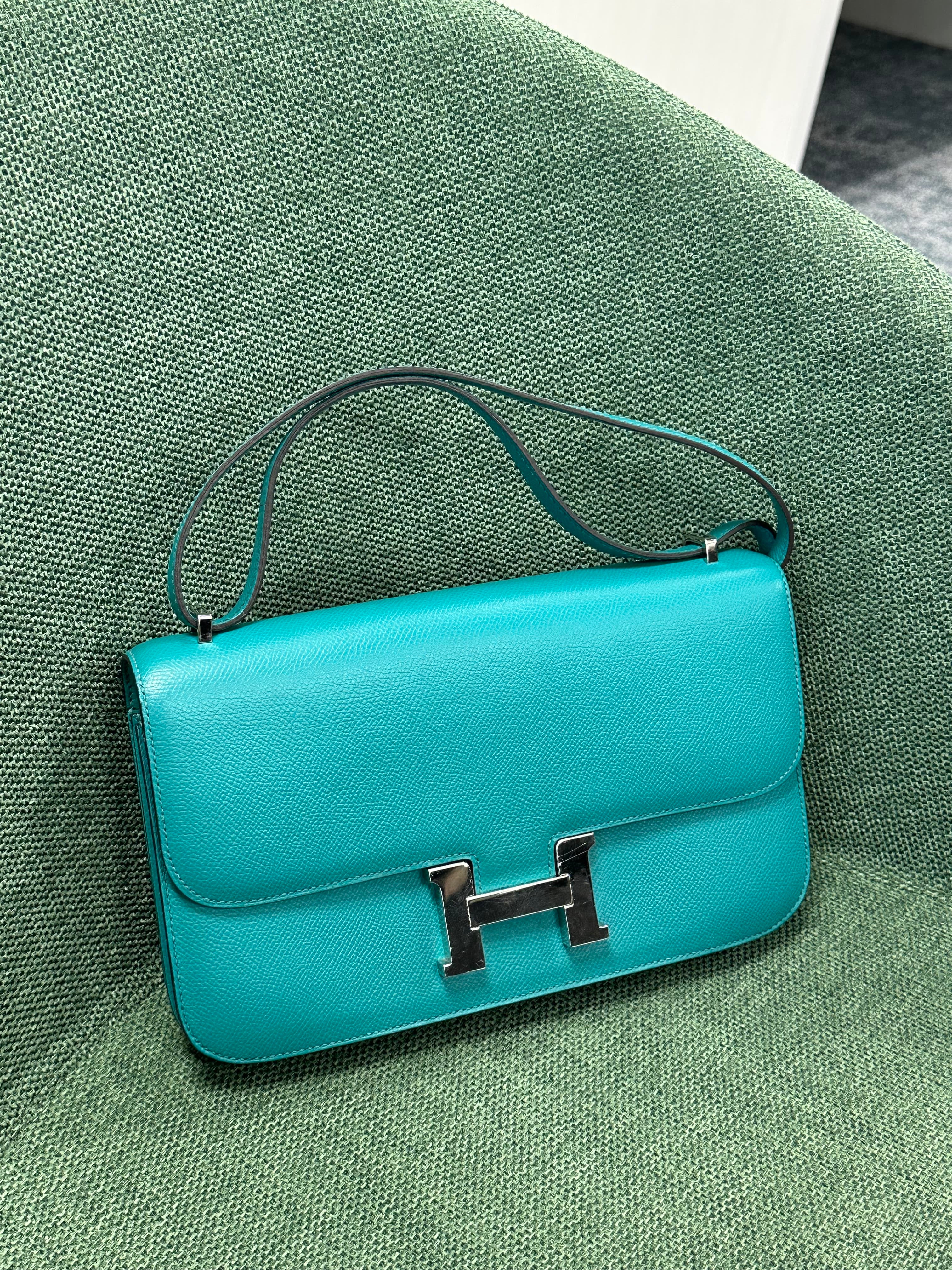 Luxury Promise HERMES CONSTANCE ELAN BLUE PAEON EPSOM PHW ARCJP1003