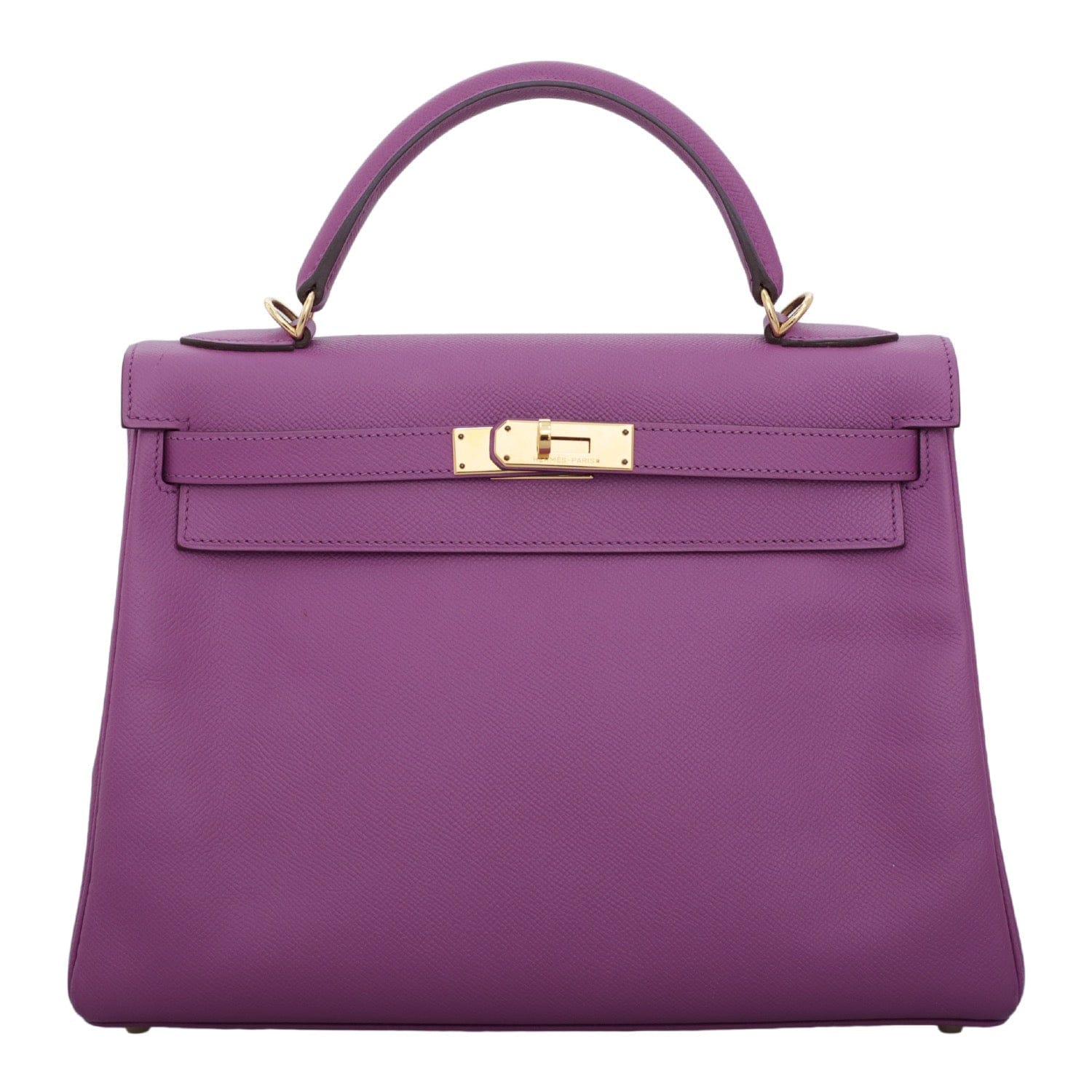 Luxury Promise Hermes Cyclamen Epsom Retourne Kelly 32 GHW