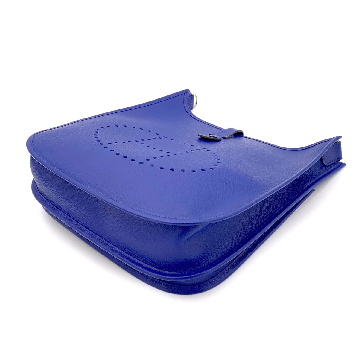 LUXURY PROMISE HERMES EVELYNE 3 PM BLUE ELECTRIC EPSON SHOULDER BAG □P 90255361