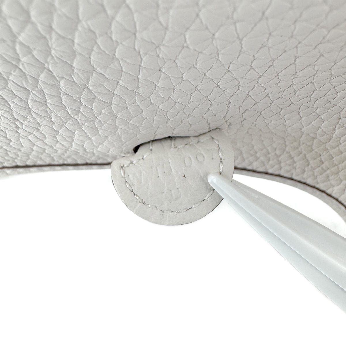 LUXURY PROMISE HERMES EVELYNE TPM AMAZON GRIS PERLE TAURILLON CLEMENCE SHOULDER BAG W 90271932