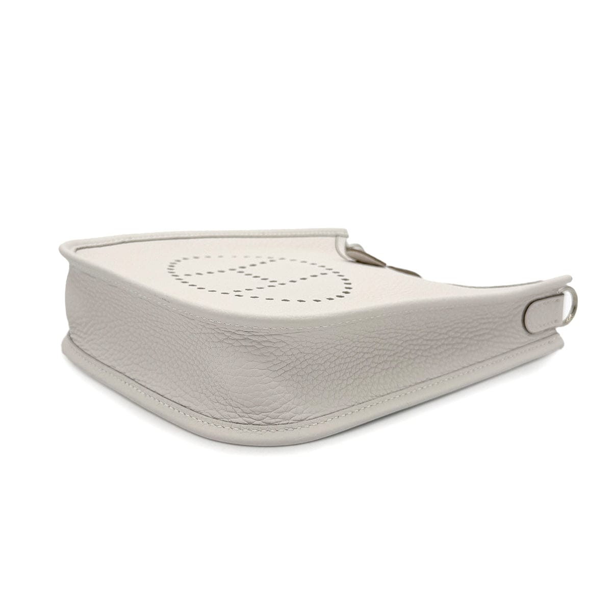 LUXURY PROMISE HERMES EVELYNE TPM AMAZON GRIS PERLE TAURILLON CLEMENCE SHOULDER BAG W 90271932