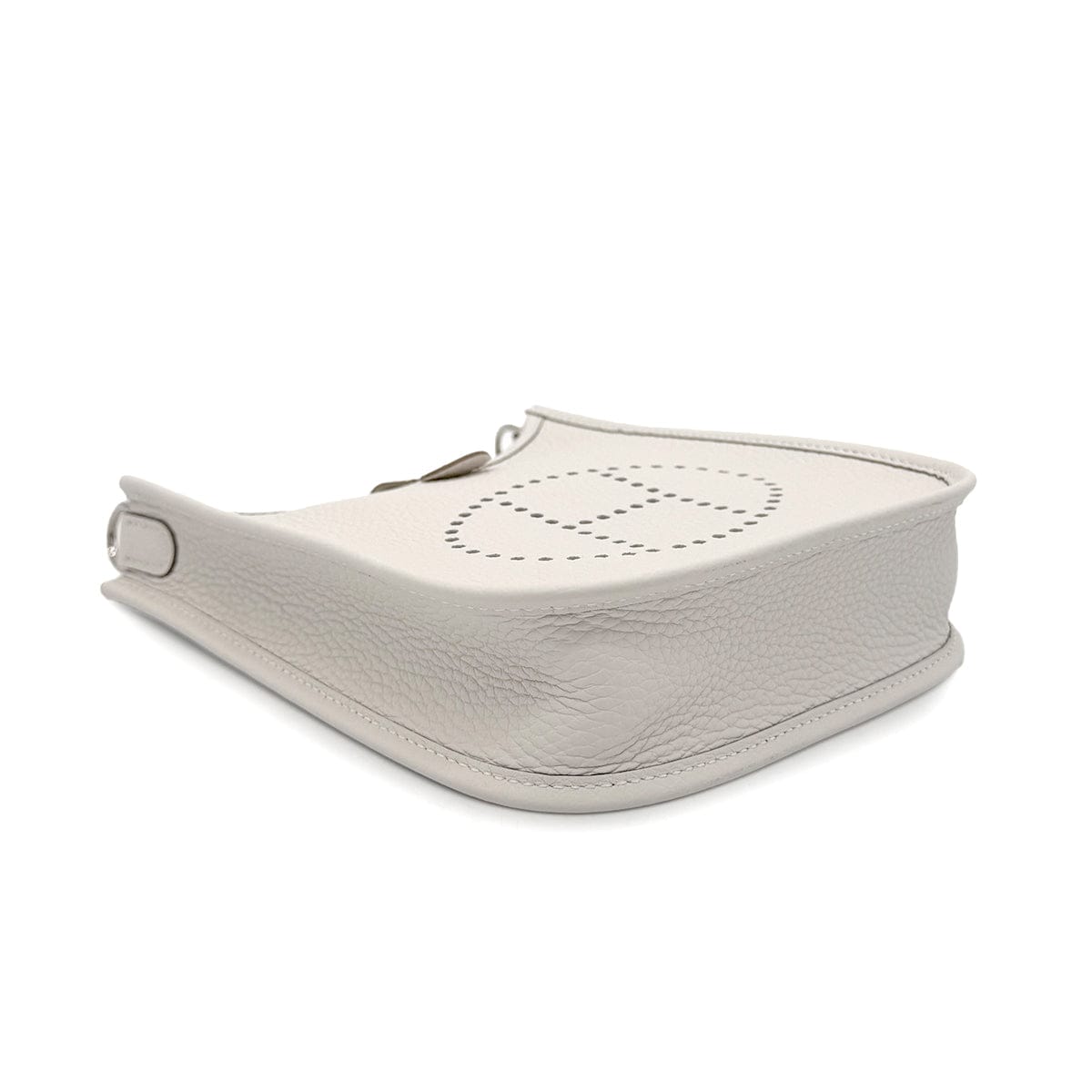 LUXURY PROMISE HERMES EVELYNE TPM AMAZON GRIS PERLE TAURILLON CLEMENCE SHOULDER BAG W 90271932