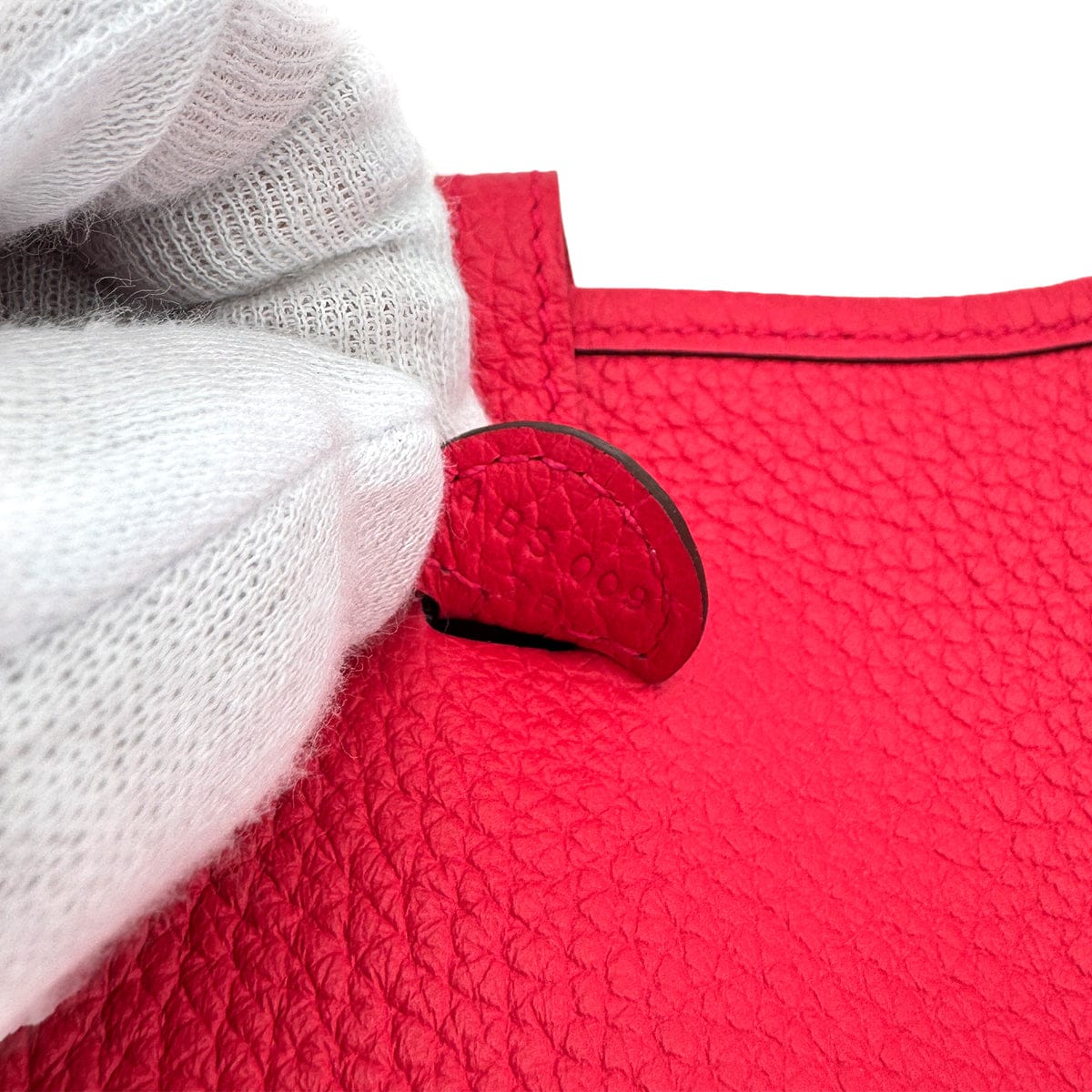 LUXURY PROMISE HERMES EVELYNE TPM ROSE EXTREME TAURILLON CLEMENCE SHOULDER BAG A 90269849