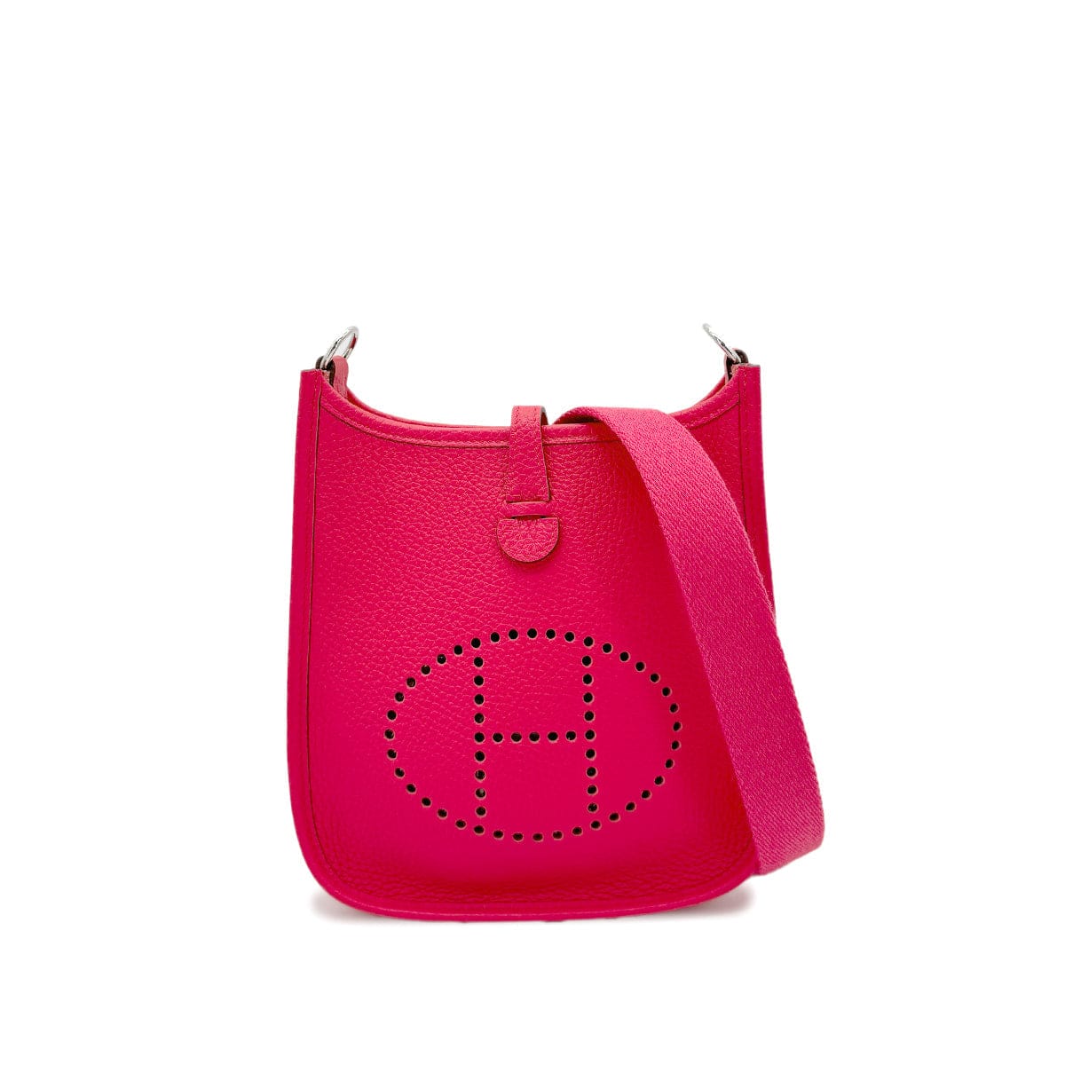 LUXURY PROMISE HERMES EVELYNE TPM ROSE EXTREME TAURILLON CLEMENCE SHOULDER BAG A 90269849