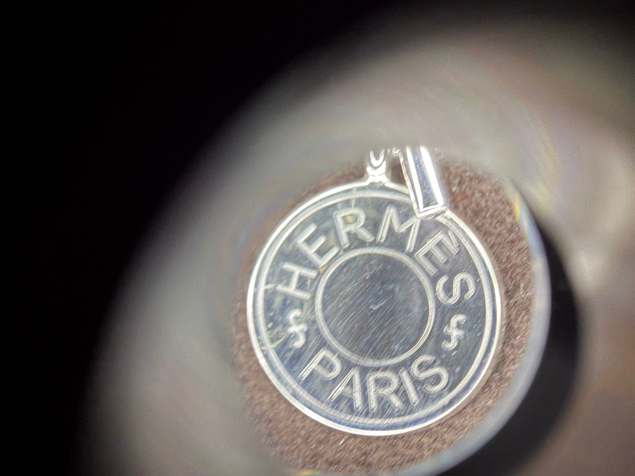 Hermès Ex-libris Pendant Necklace