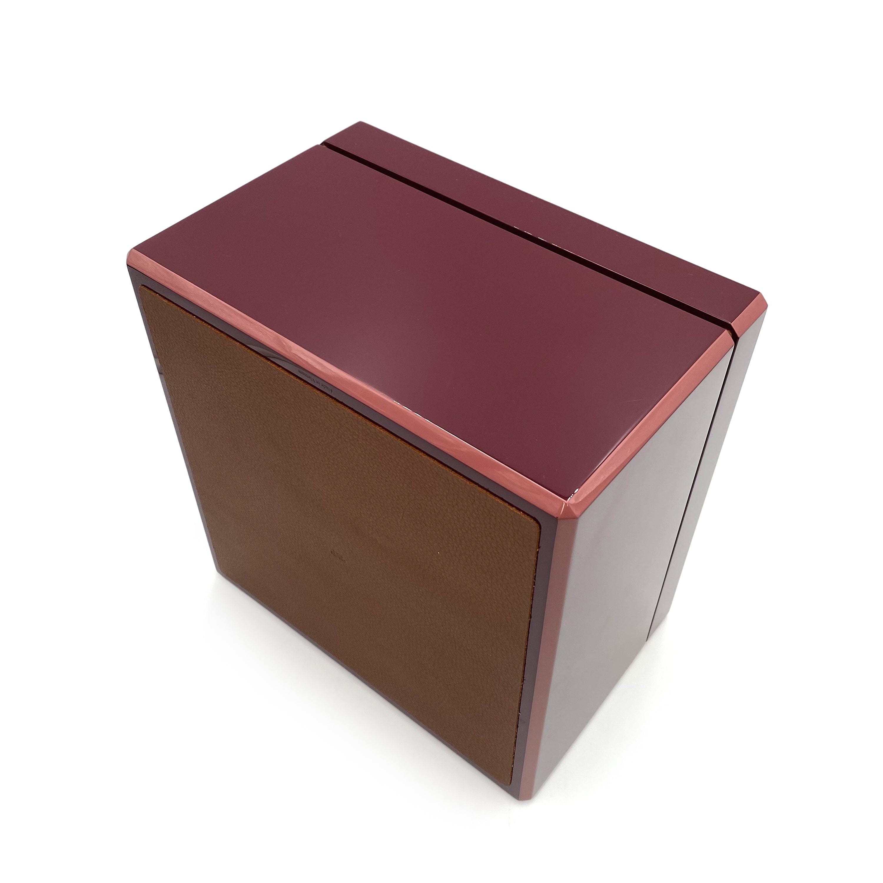 Luxury Promise HERMES FACETED JEWELRY CASE BOX BORDEAUX 90234640