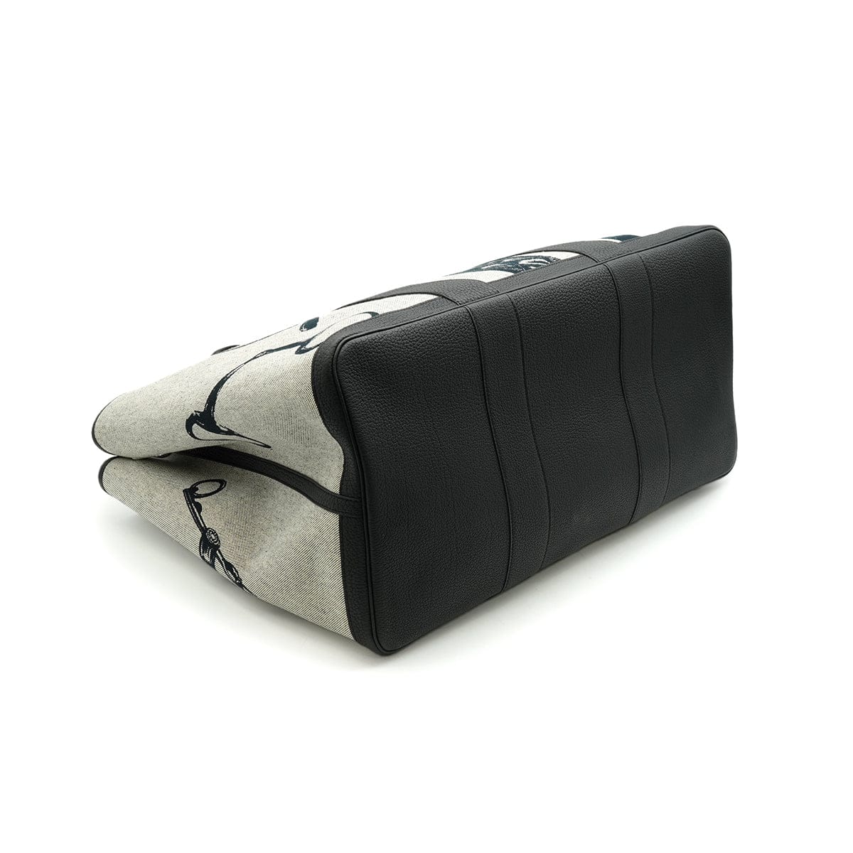 LUXURY PROMISE HERMES GARDEN PARTY VOYAGE GM BLACK TOILE H NEGONDA HAND BAG 2024 W STAMP 90340479