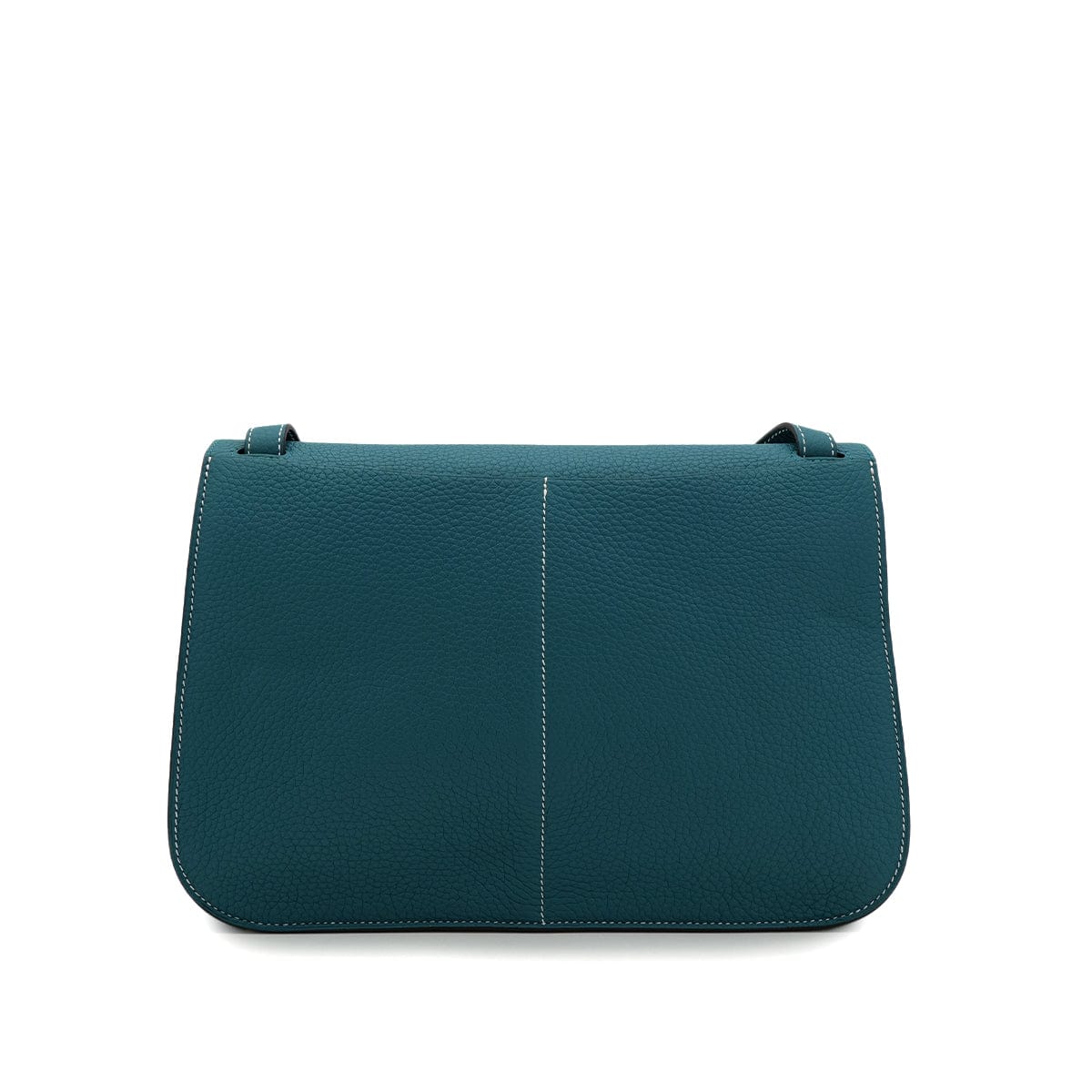 LUXURY PROMISE HERMES HALZAN 31 VERT BOSPHORE TAURILLON CLEMENCE HAND SHOULDER BAG D PHW 90304761