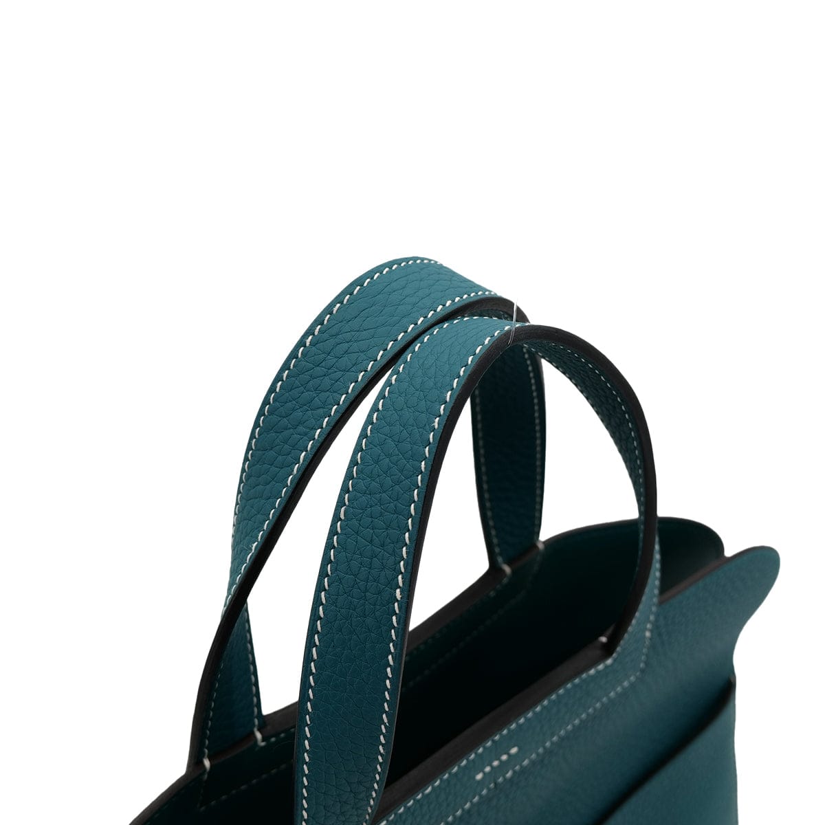 LUXURY PROMISE HERMES HALZAN 31 VERT BOSPHORE TAURILLON CLEMENCE HAND SHOULDER BAG D PHW 90304761