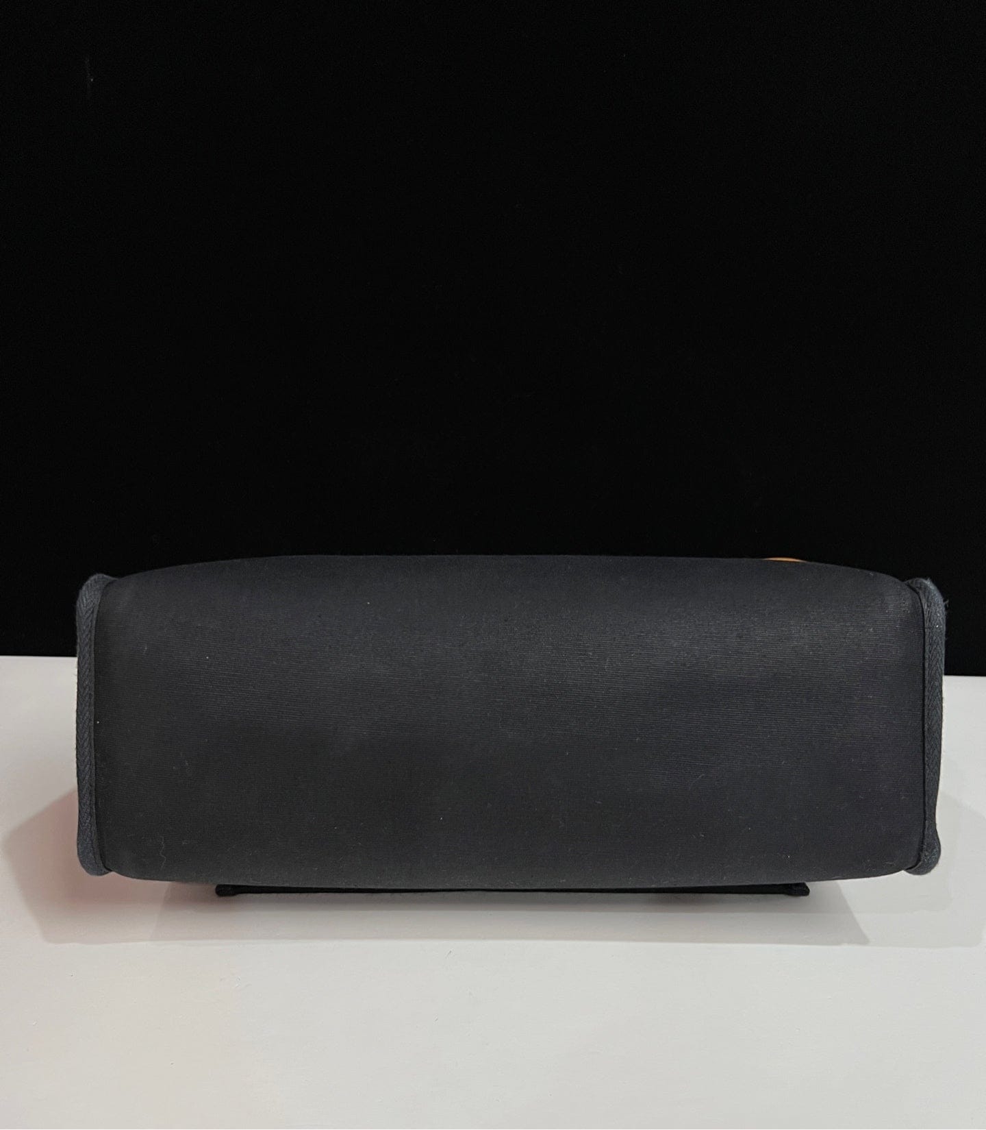 Luxury Promise Hermès Herbag 31 Black Canvas Tan Leather Palladium Hardware G Stamp