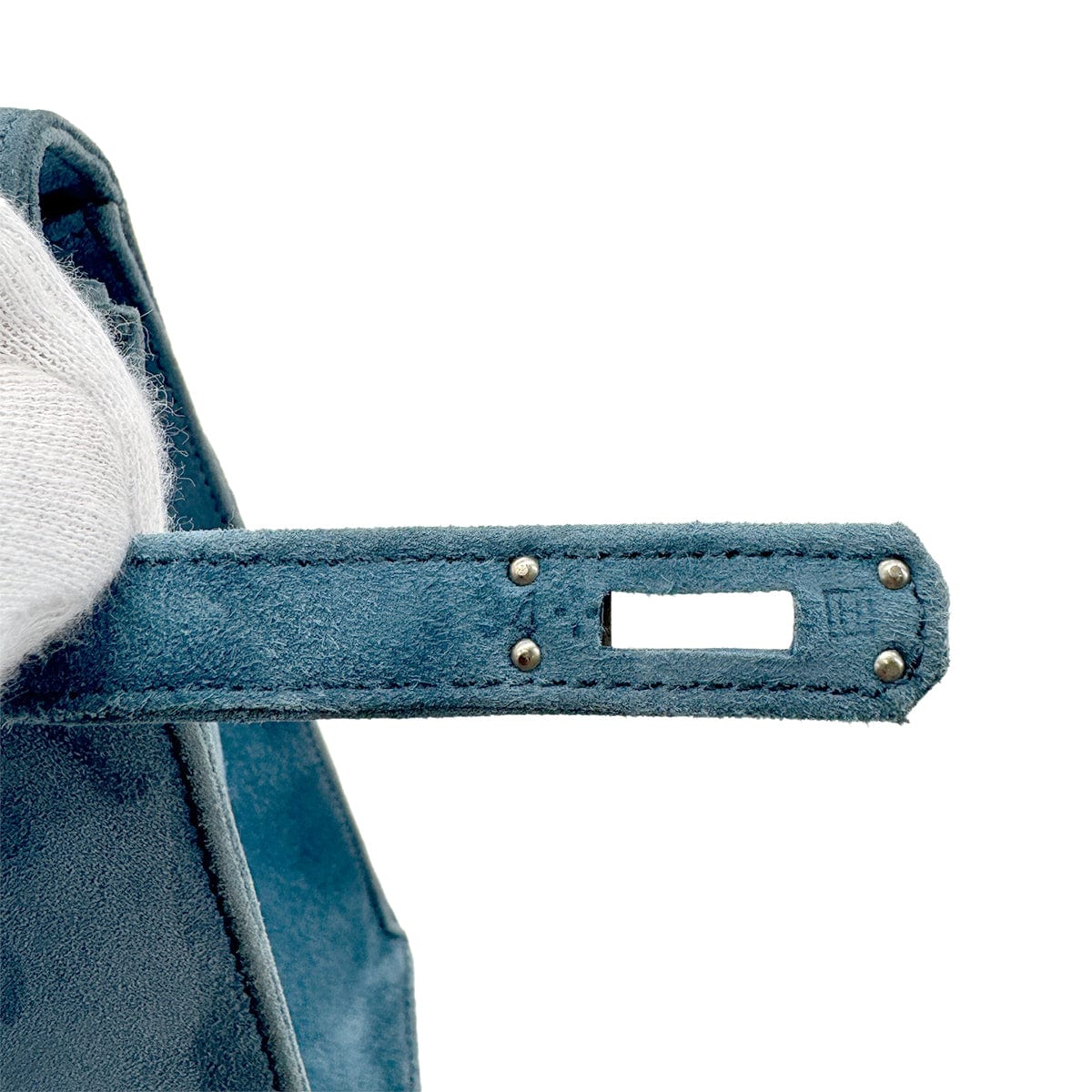 LUXURY PROMISE HERMES KELLY 25 SELLIER BLUE THALASSA DEBRIS HAND SHOULDER BAG □H SHW 90286019