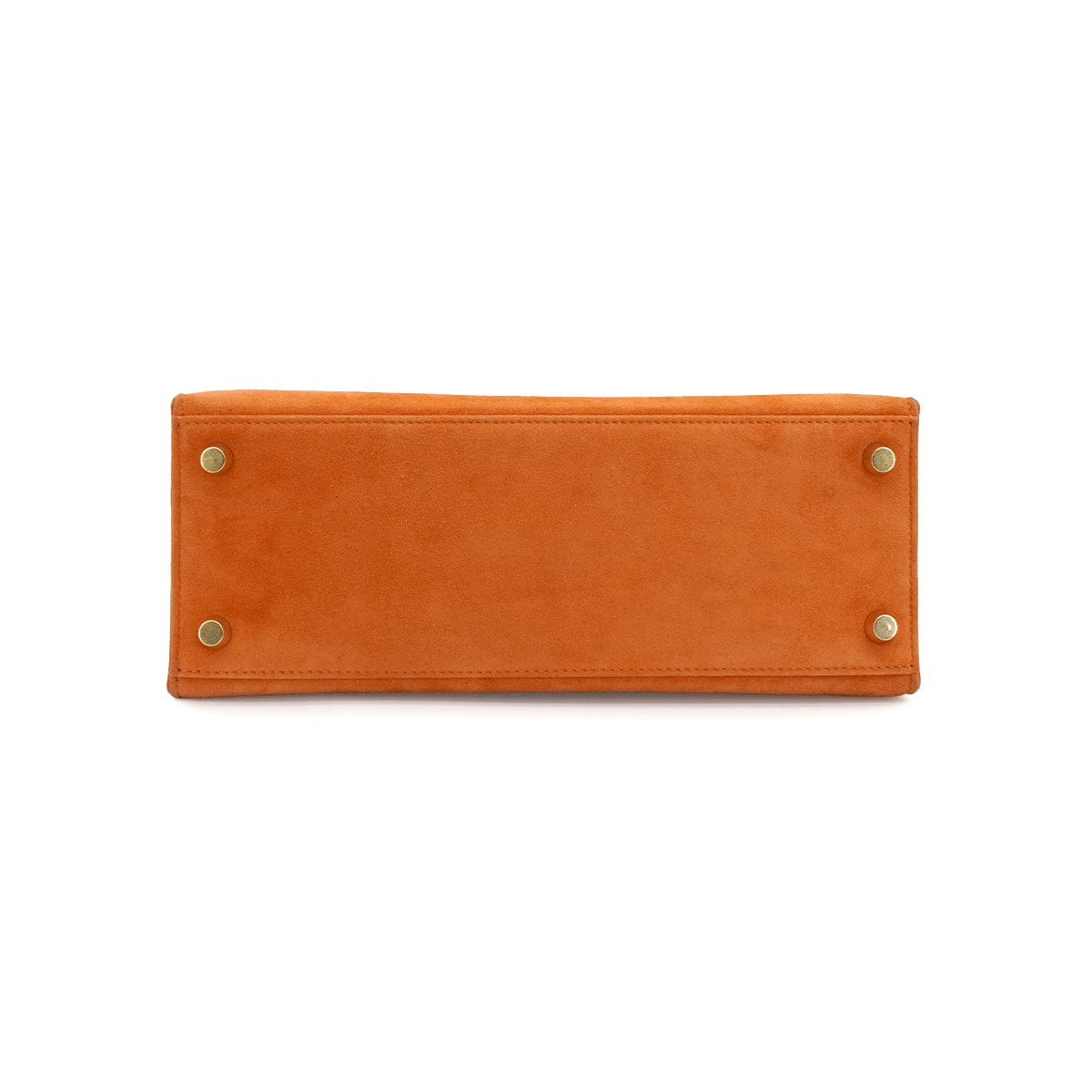 LUXURY PROMISE HERMES KELLY 25 SELLIER ORANGE DOBLIS HAND SHOULDER BAG K18 GOLD HARDWARE 90341905