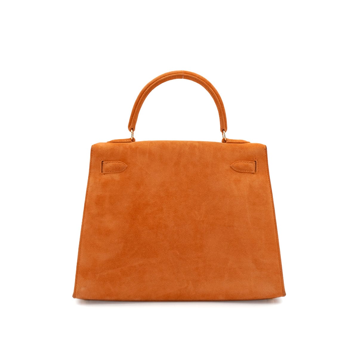 LUXURY PROMISE HERMES KELLY 25 SELLIER ORANGE DOBLIS HAND SHOULDER BAG K18 GOLD HARDWARE 90341905