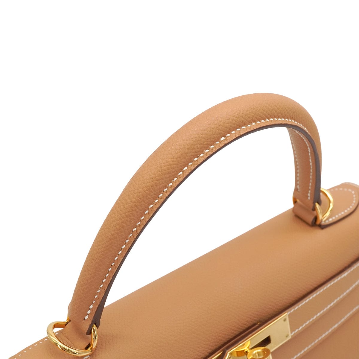 LUXURY PROMISE HERMES KELLY 28 SELLIER GOLD VEAU EPSOM HAND SHOULDER BAG 2005 SQUARE I GOLD HARDWARE 90341431