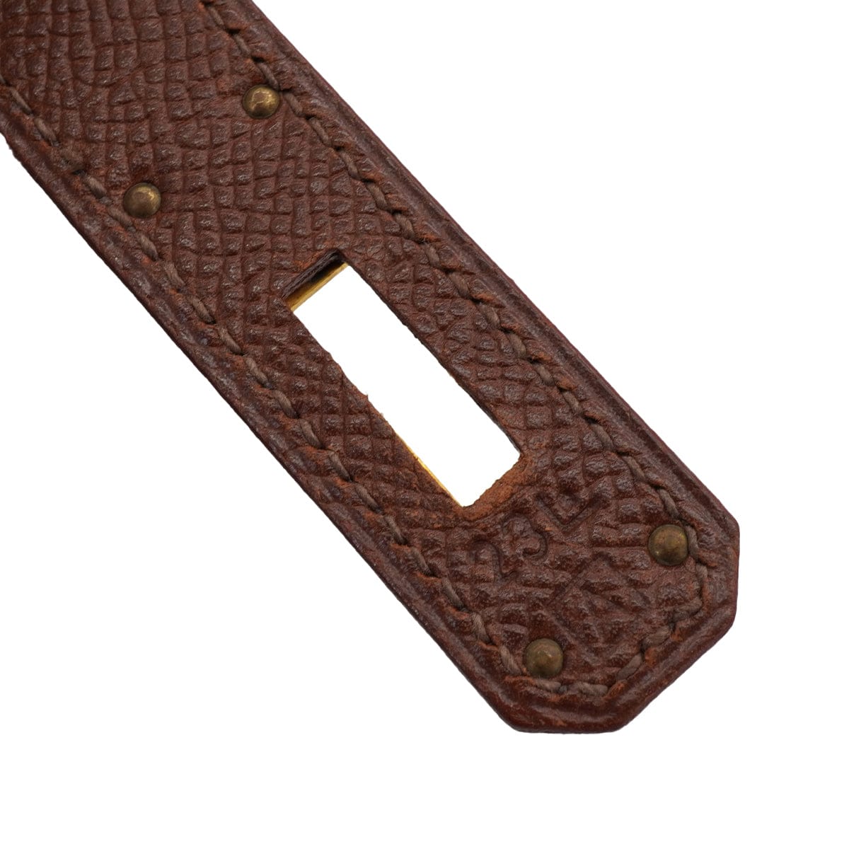 LUXURY PROMISE HERMES KELLY 32 SELLIER HAVANE COURCHEVEL HAND SHOULDER BAG 1997 SQUARE A GOLD HARDWARE 90337276