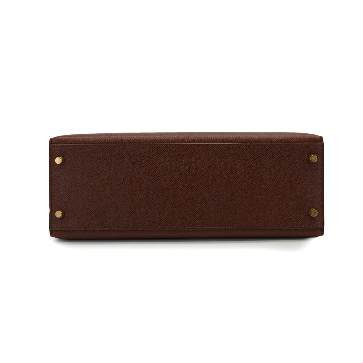 LUXURY PROMISE HERMES KELLY 32 SELLIER HAVANE COURCHEVEL HAND SHOULDER BAG 1997 SQUARE A GOLD HARDWARE 90337276