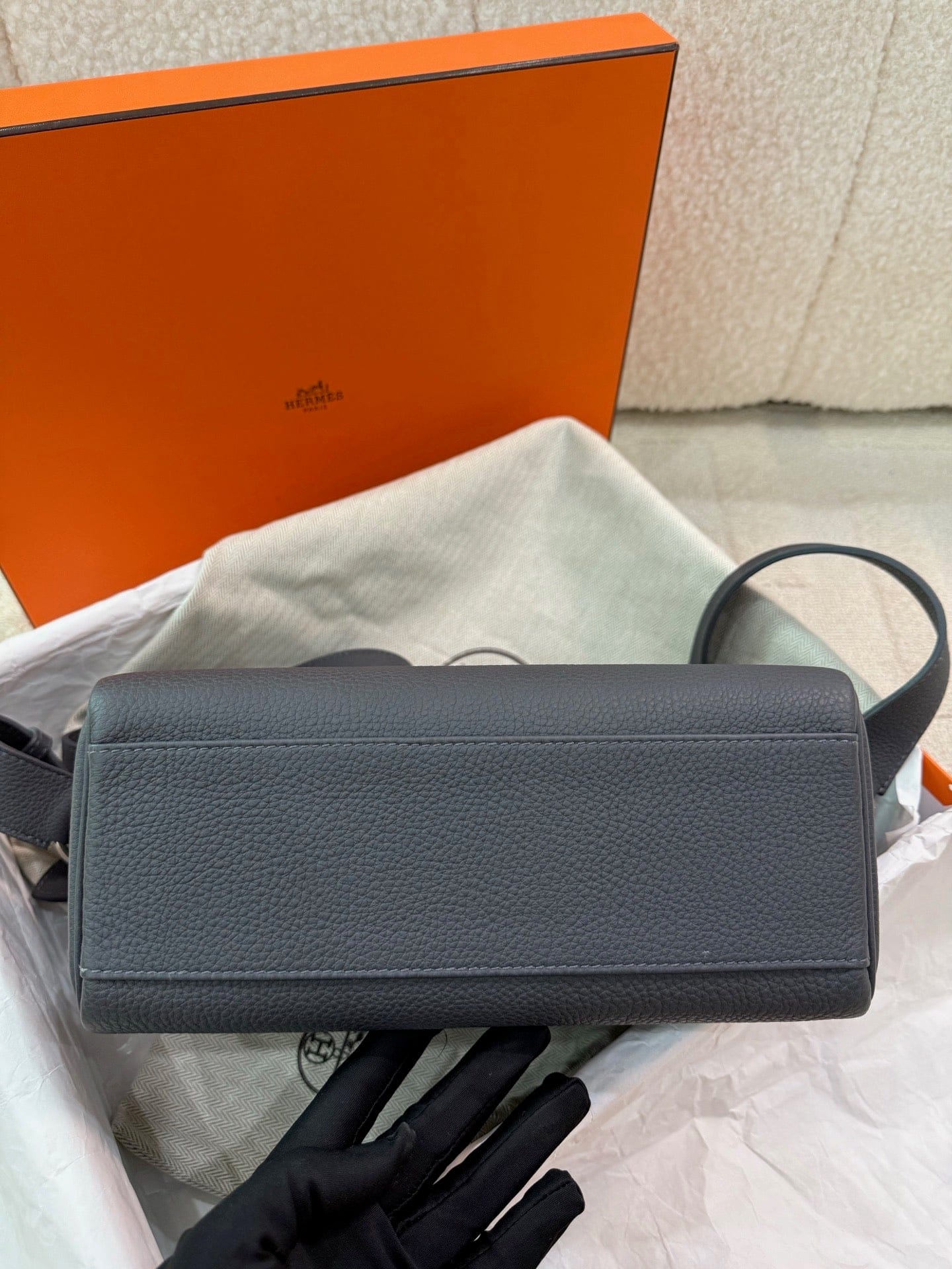 LUXURY PROMISE Hermès Kelly Messenger Adoris Togo Leather – Stamp K
