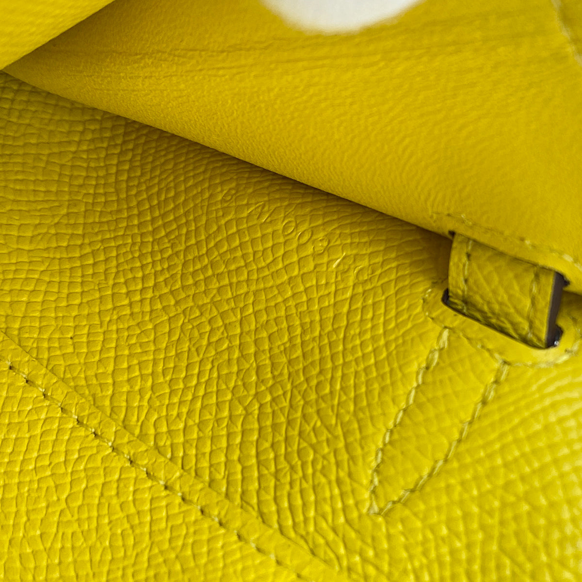 LUXURY PROMISE HERMES KELLY WALLET LONG TO GO JAUNE DE NAPLES VEAU EPSOM WALLET SHOULDER BAG B GHW 90282275