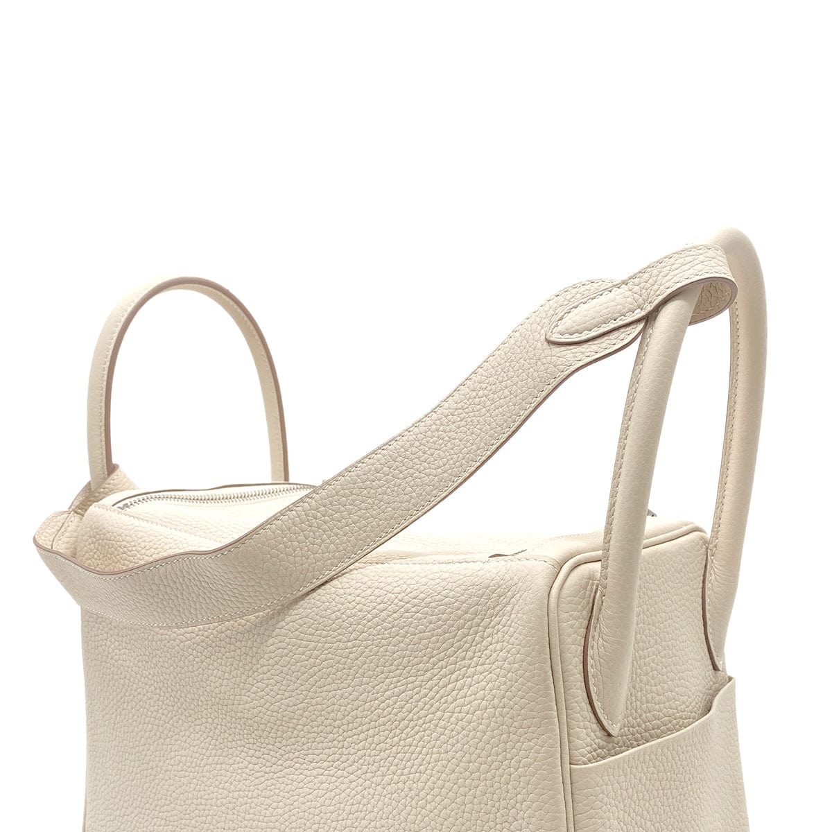 Luxury Promise HERMES LINDY 30 CRAIE TAURILLON CLEMENCE SHOULDER BAG A SHW 90266243