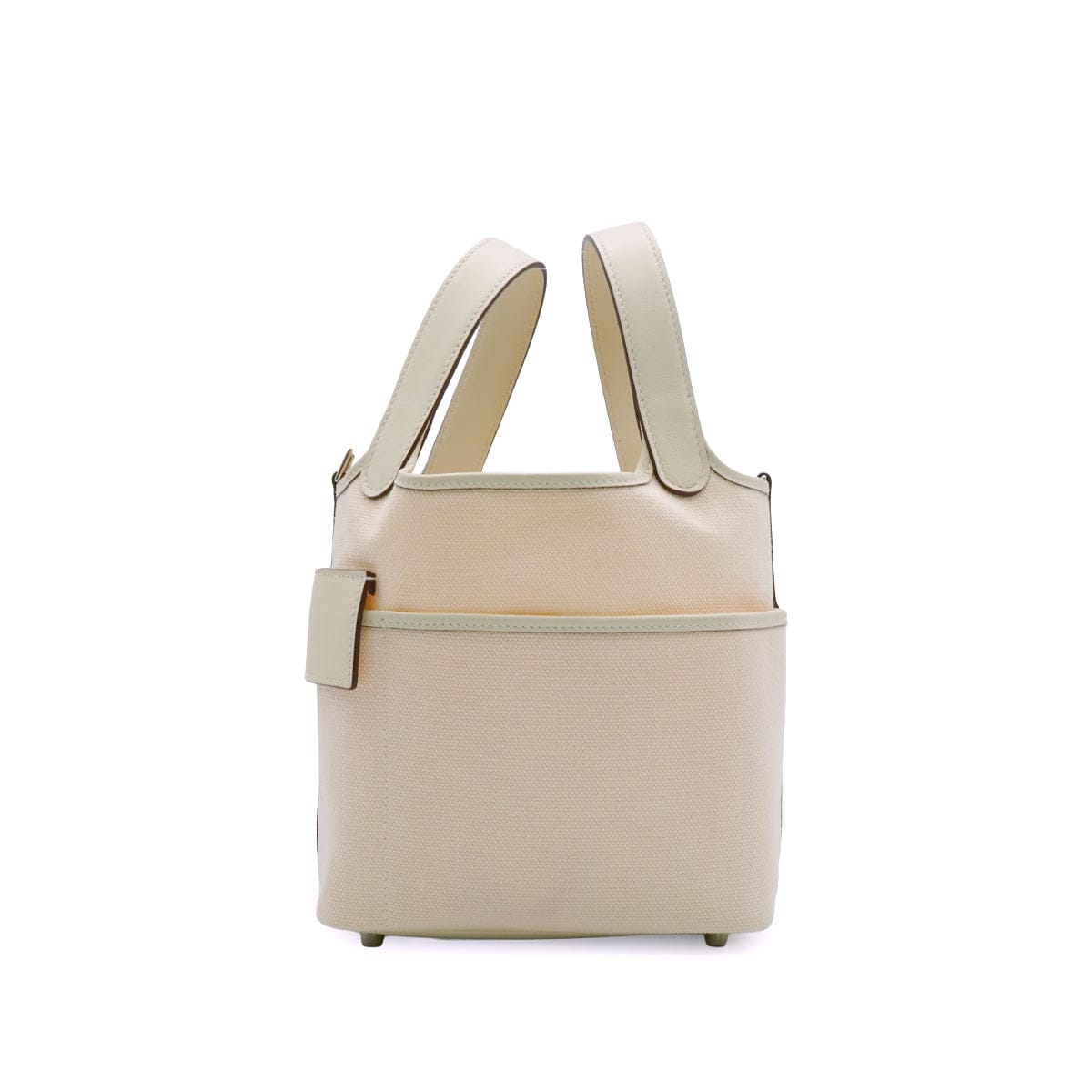 LUXURY PROMISE HERMES PICOTIN LOCK PM CARGO POCKET NATA TOILE GOELAND VEAU SWIFT 2021 Z STAMP PALLADIUM HARDWARE 90342568