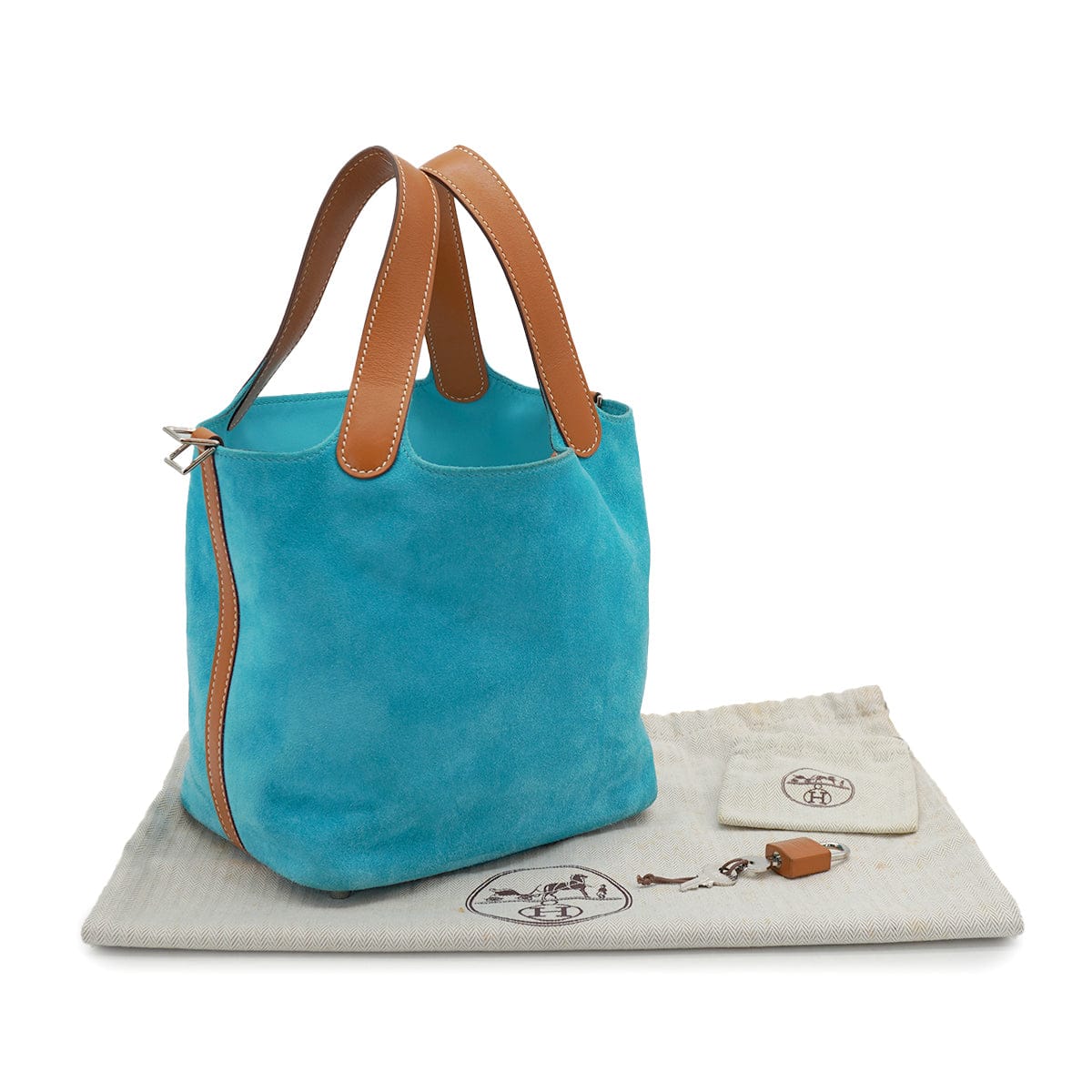 Luxury Promise HERMES PICOTIN LOCK TOUCH 18 PM TURQUOISE NATUREL DEBRIS VEAU BUTLER 2017 A STAMP PALLADIUM HARDWARE 90326722