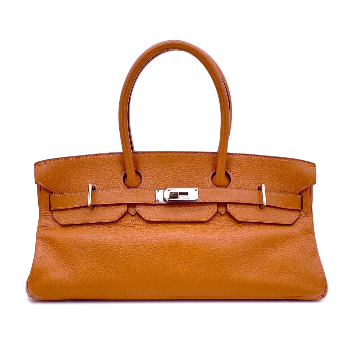 LUXURY PROMISE HERMES SHOULDER BIRKIN 42 POTIRON ORANGE TAURILLON CLEMENCE HAND BAG □I SHW 90285747