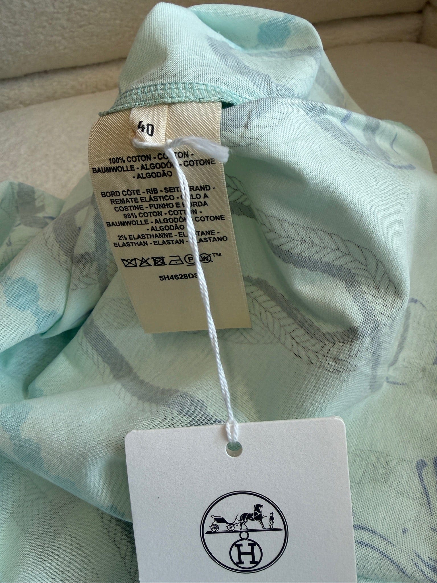 Luxury Promise Hermes T-shirt size 40 ready to wear