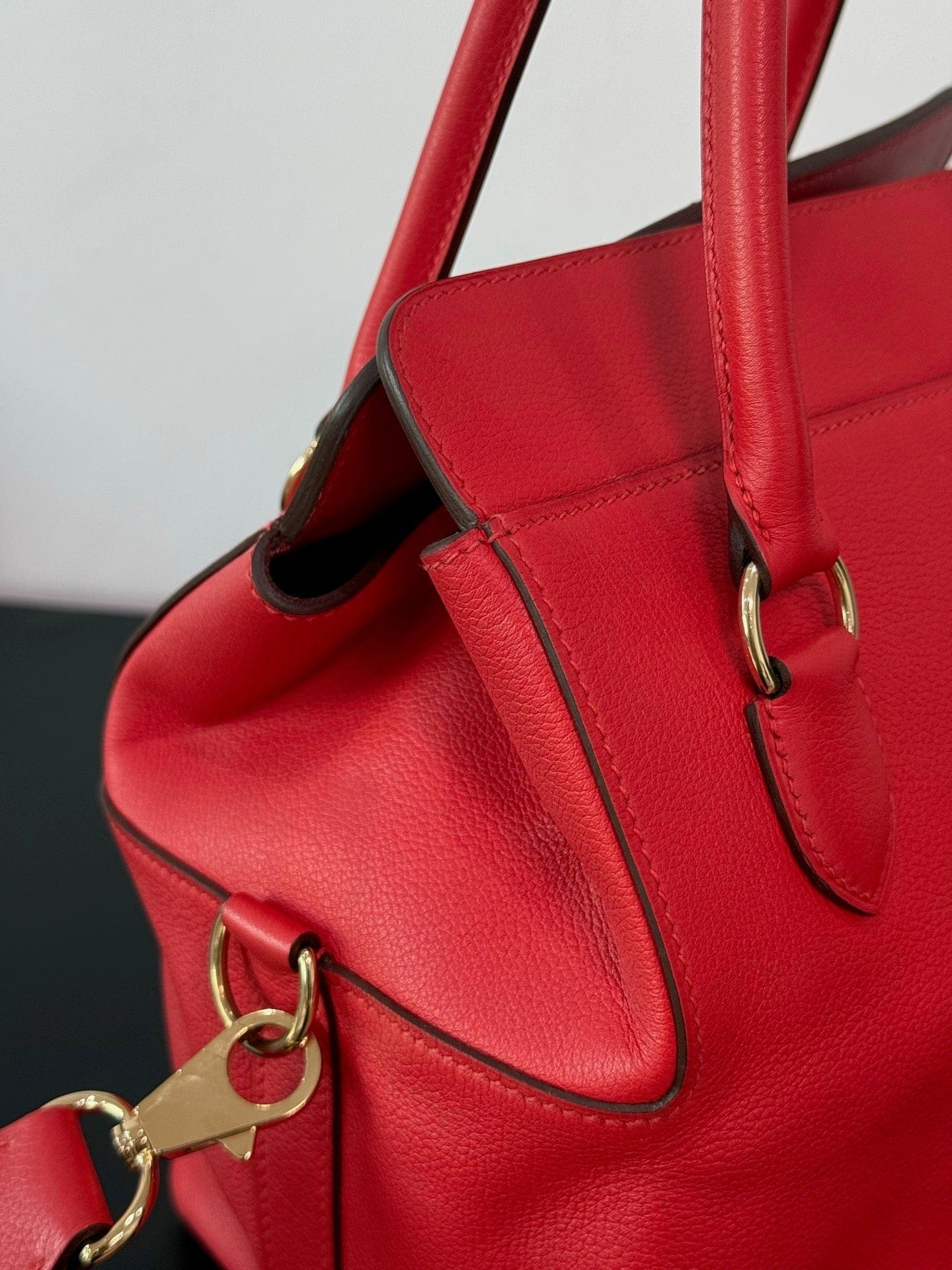 LUXURY PROMISE Hermès Toolbox 20cm Leather Bag