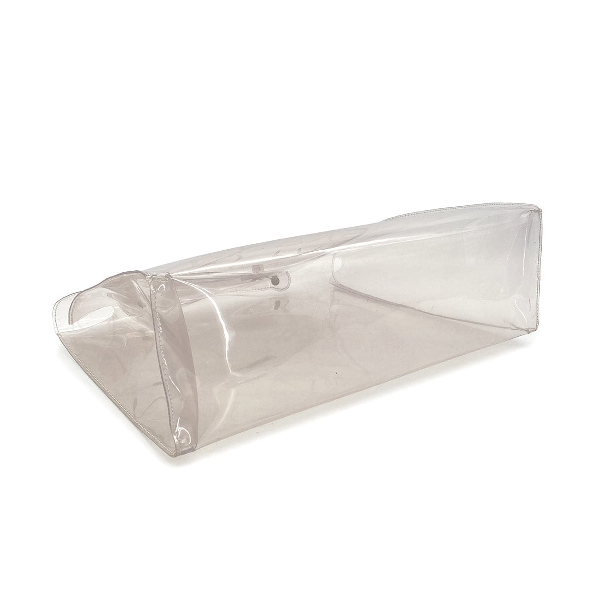 Luxury PROMISE HERMES VINYL KELLY SOUVENIR DE L' EXPOSITION 1997 CLEAR HAND BAG GOLD HARDWARE 90326201