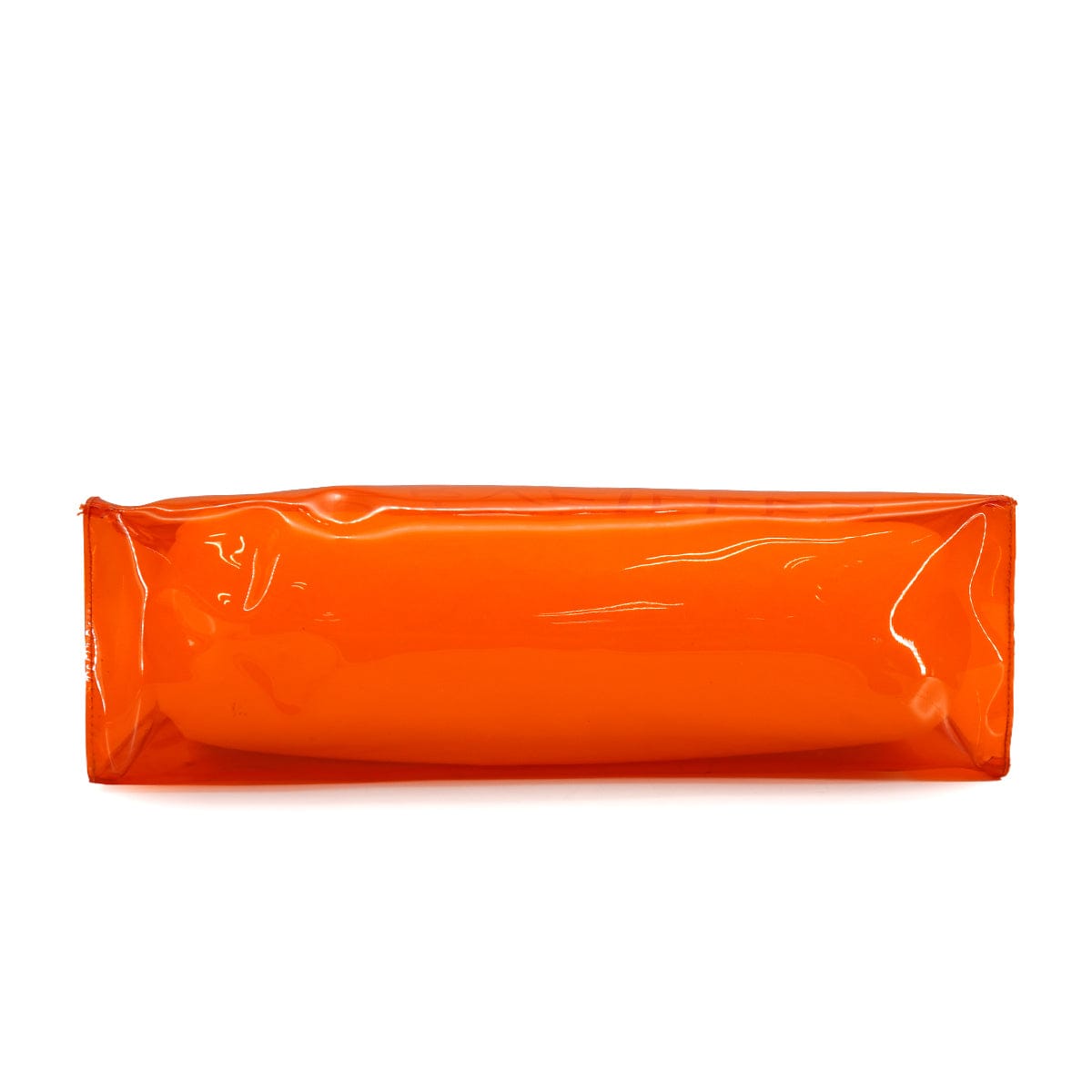 LUXURY PROMISE HERMES VINYL KELLY SOUVENIRDEL' EXPOSITION 1998 ORANGE VINYL HAND BAG  90340380