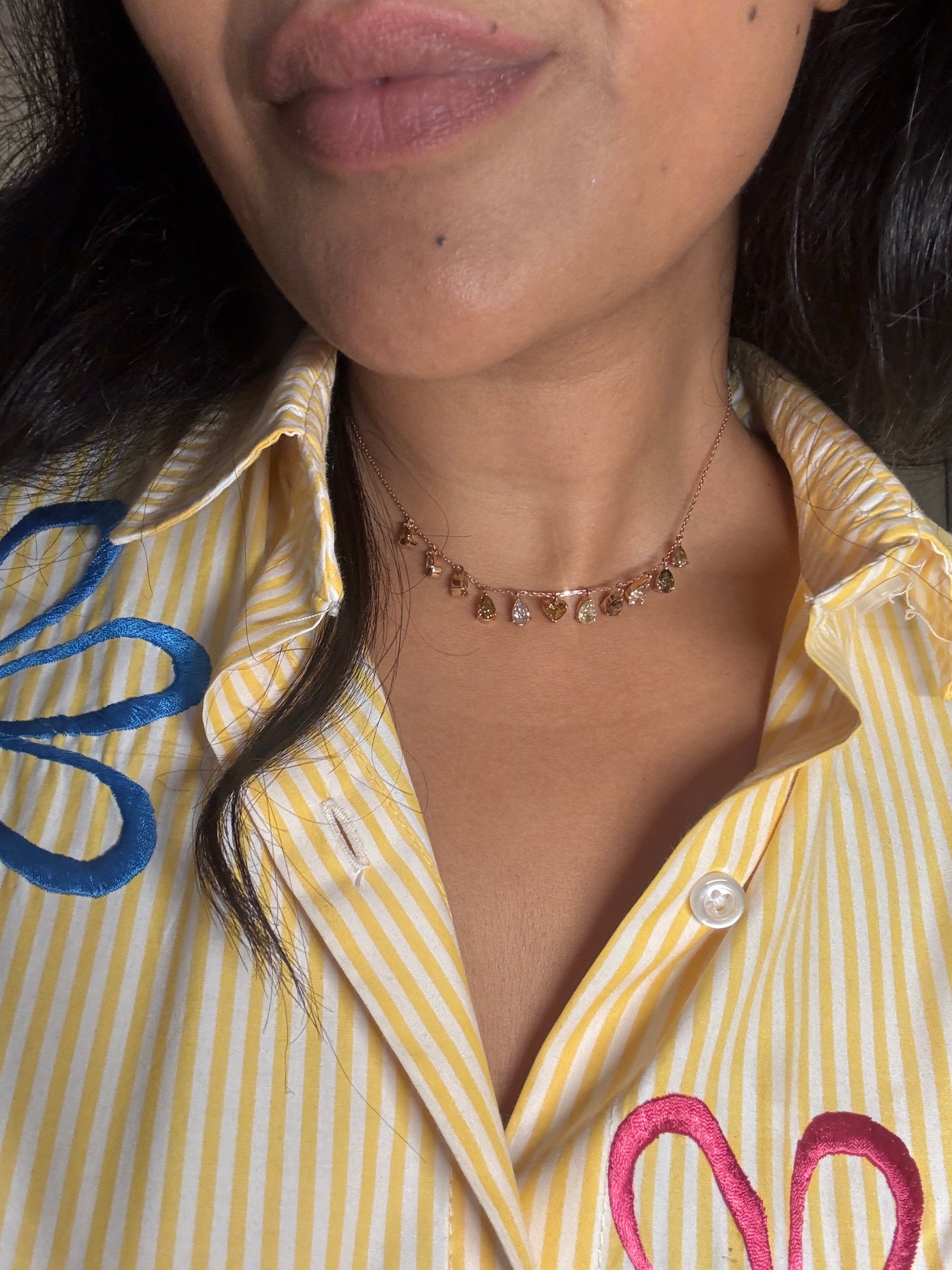 Luxury Promise Holy empress diamond necklace