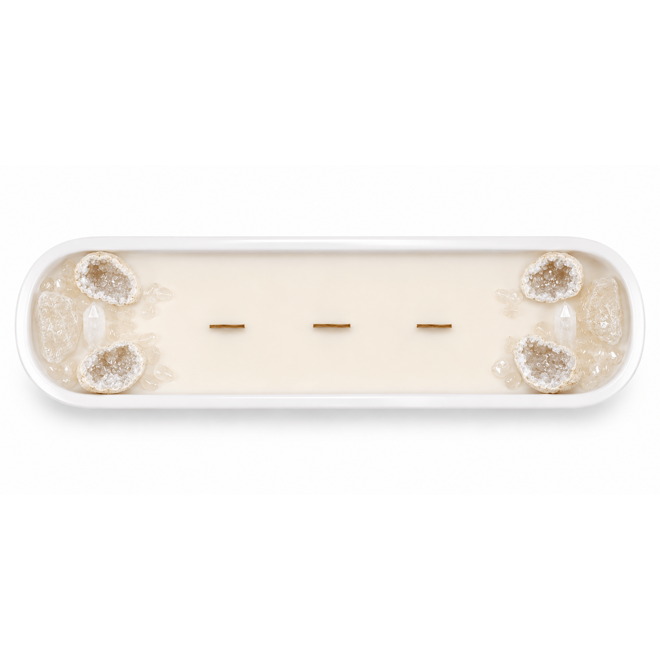 Luxury Promise Cloud Nine White Large Baguette Candle AGC3844