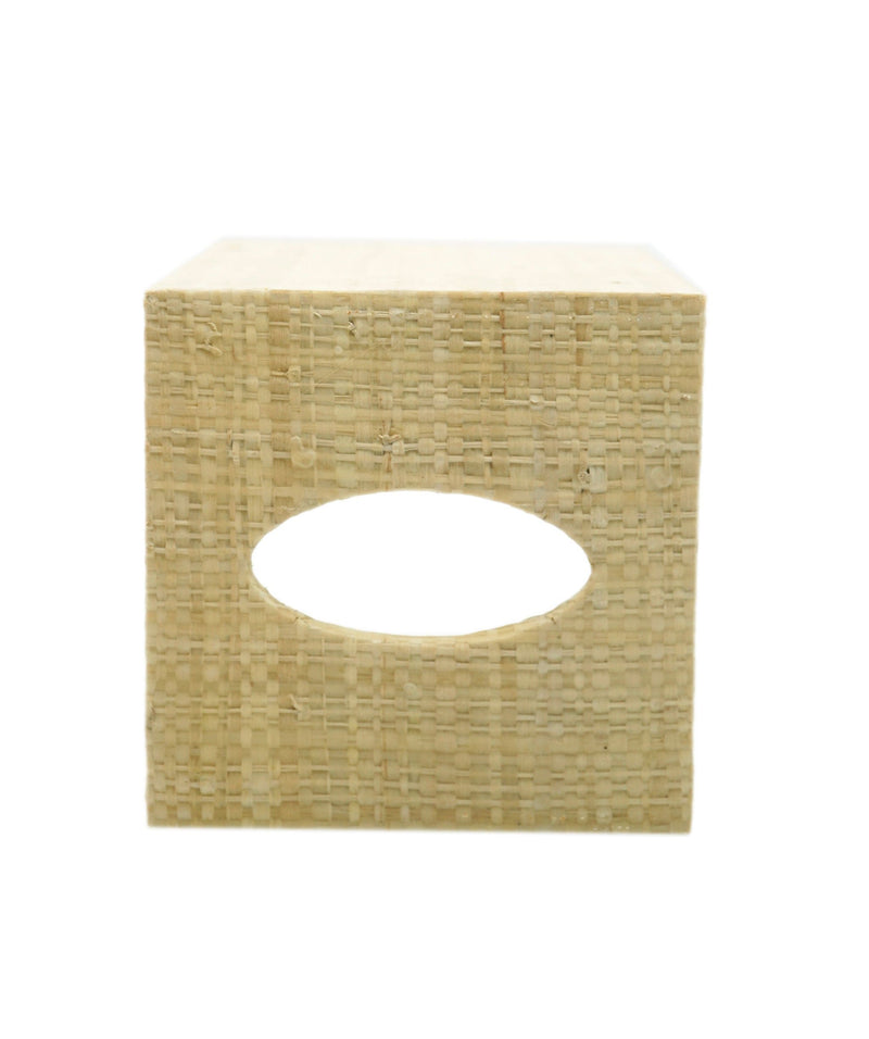 Luxury Promise GHENT  Natural Sq Tissue Box  Bagor Grass ASL10094