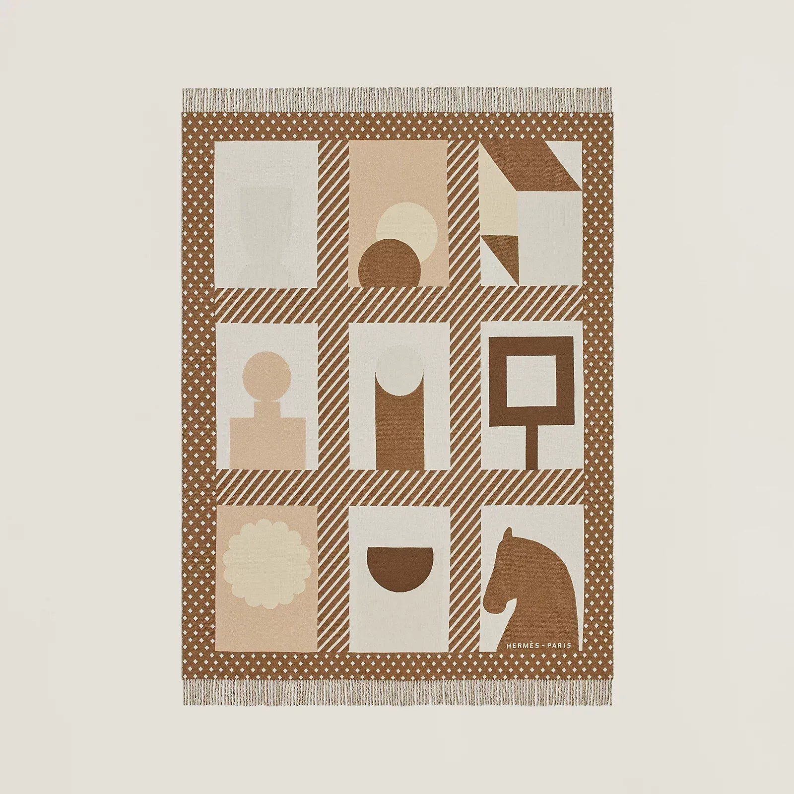 LUXURY PROMISE HERMÈS LES OBJETS DU FAUBOURG BLANKET Cisal & Coquillage